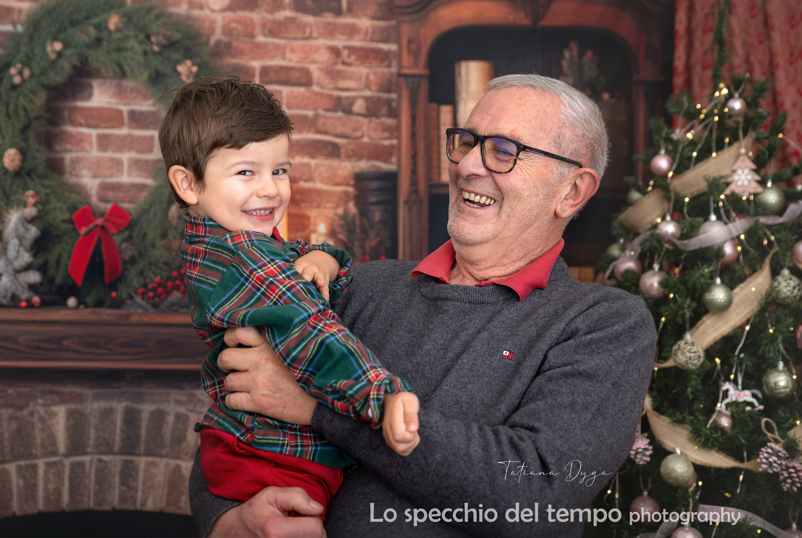 Mini sessioni «Cartolina di Natale». Lo specchio del tempo photography