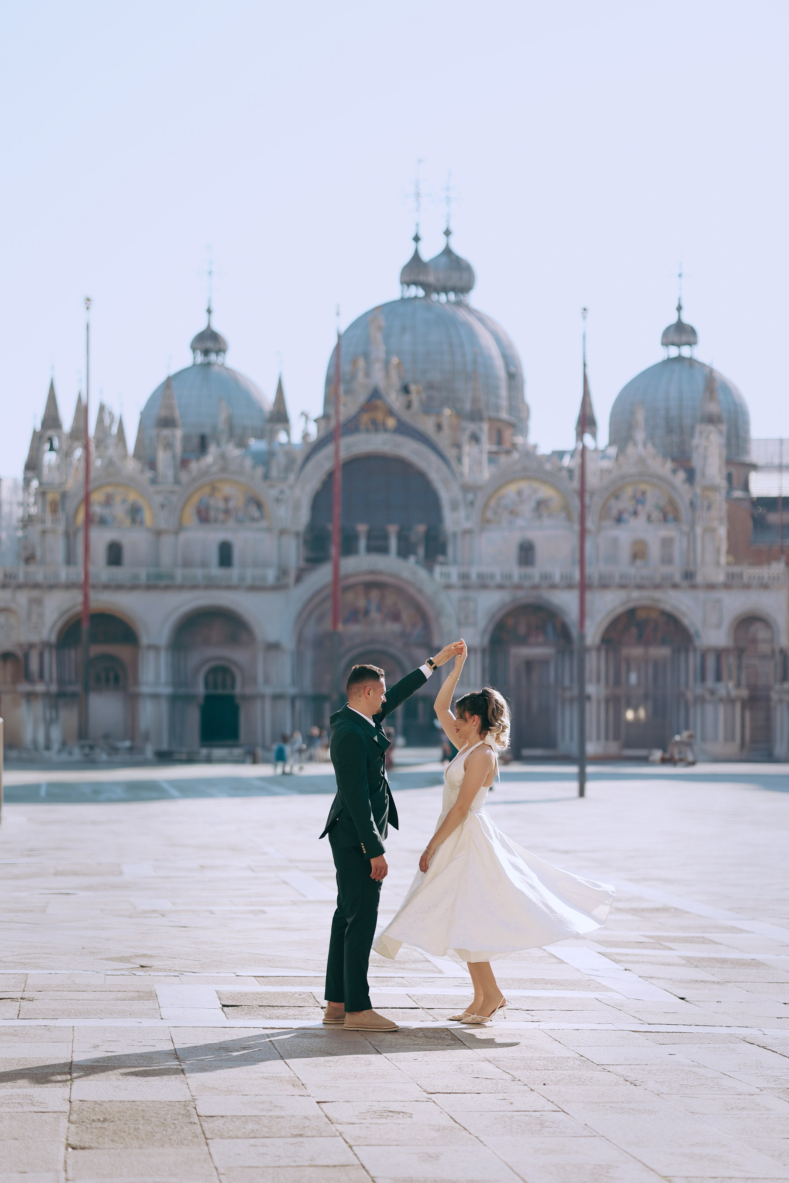 Couple on Piazza San Marco (St. Mark’s Square)