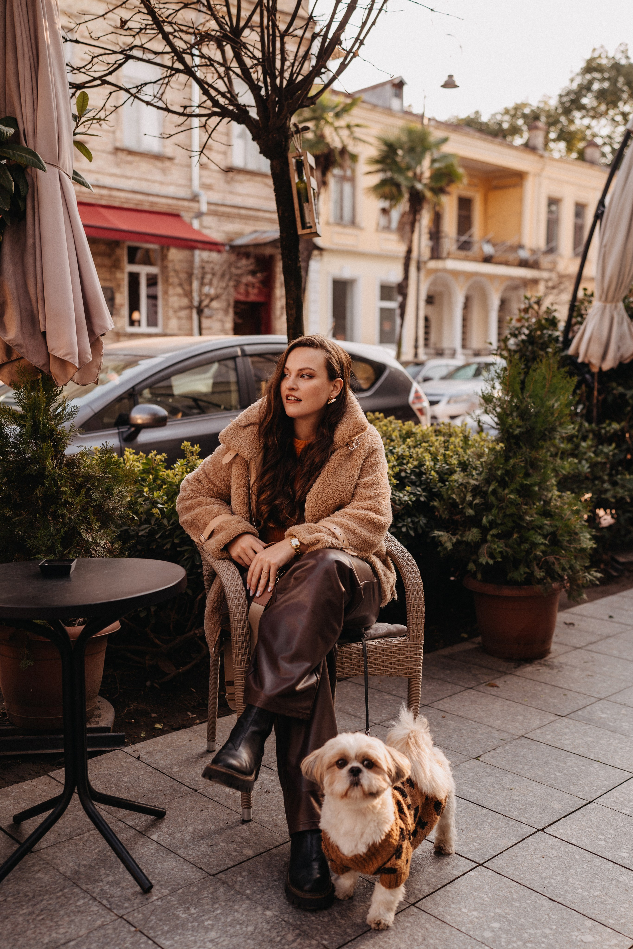 Фотосессия с собакой в Батуми. Портретный и свадебный фотограф в Батуми Валерия Азаренко