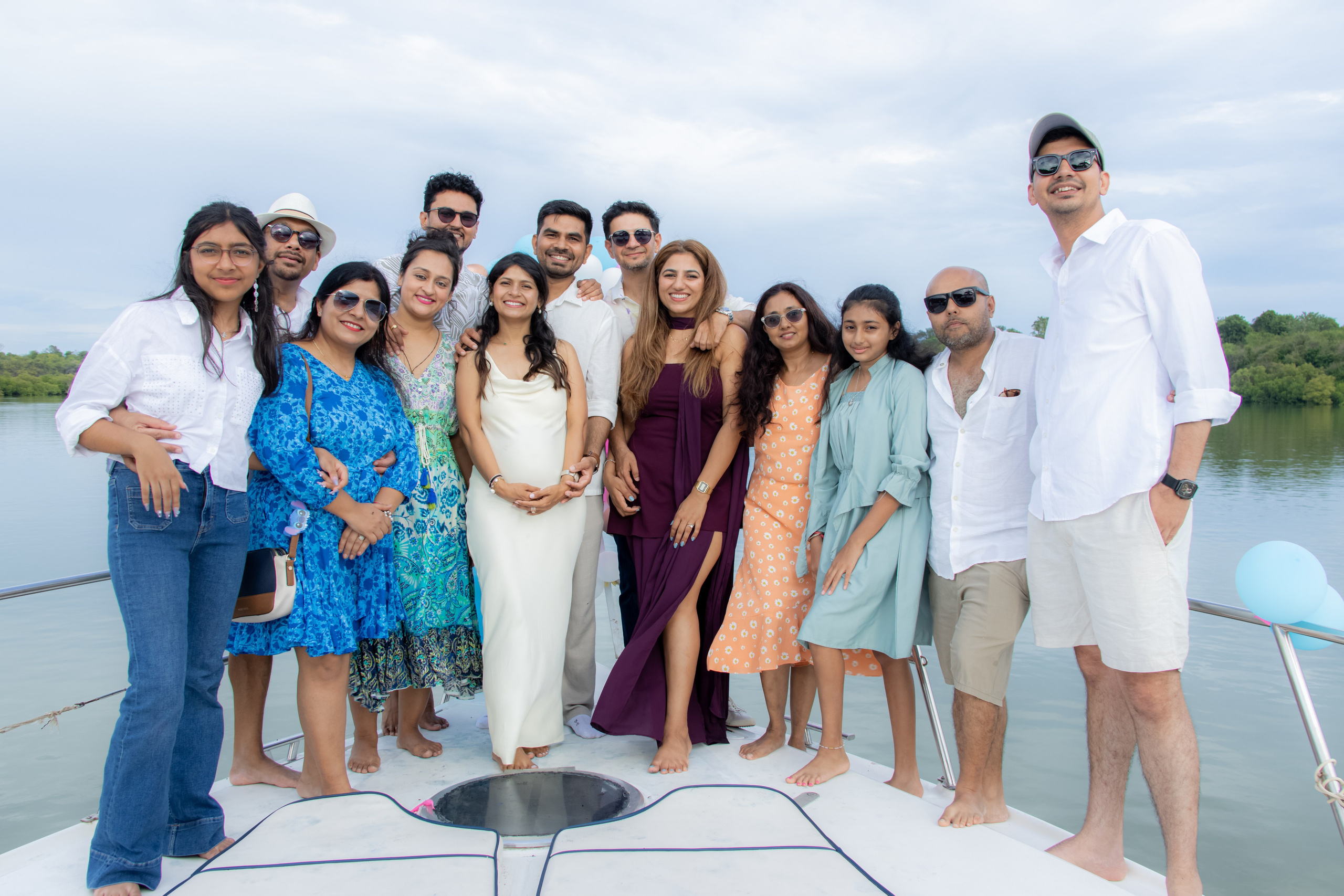 Gender Reveal Yacht Shoot. A creative consultant based in Mombasa, Kenya