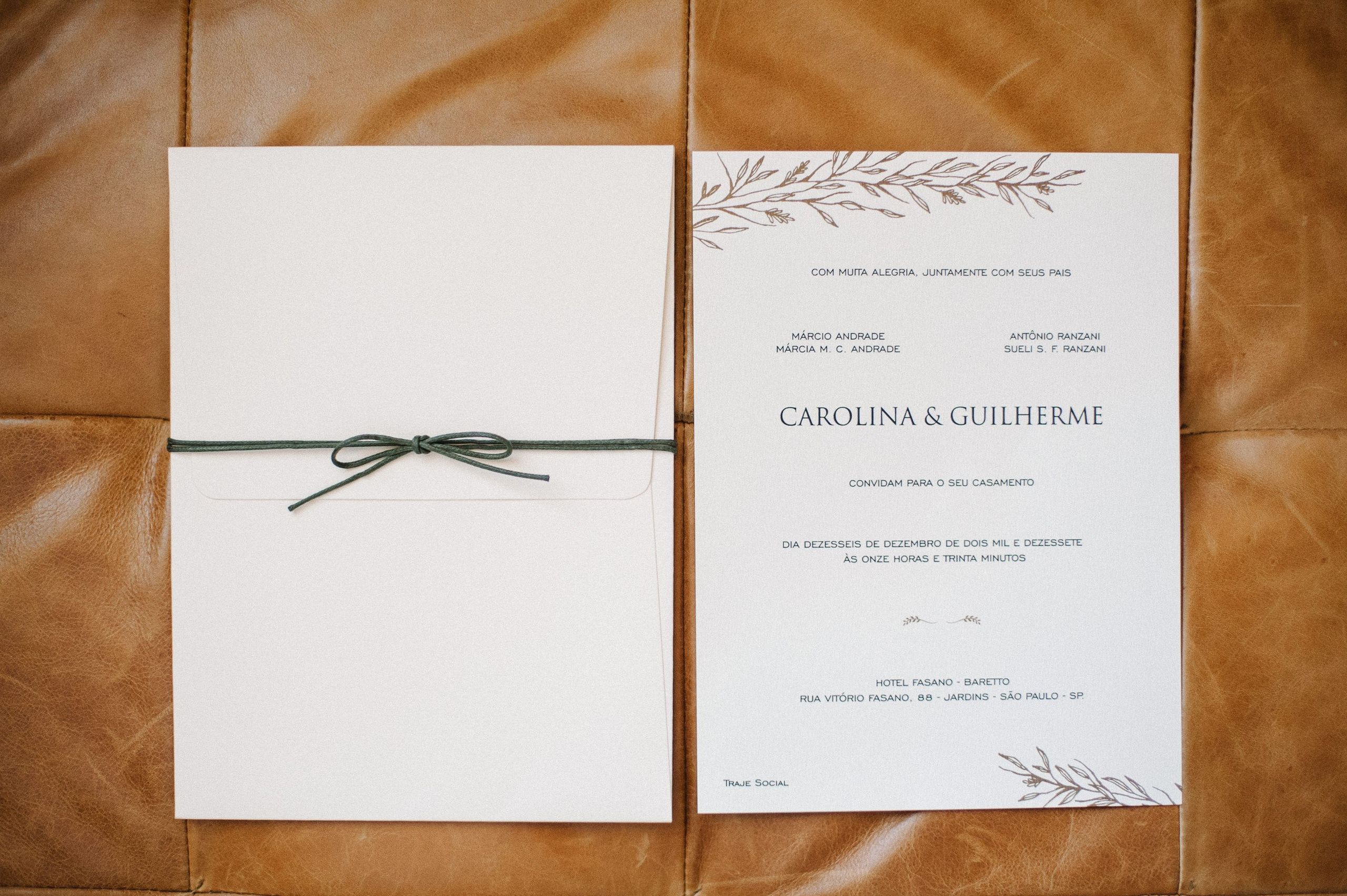 Carolina e Guilherme — Hotel Fasano