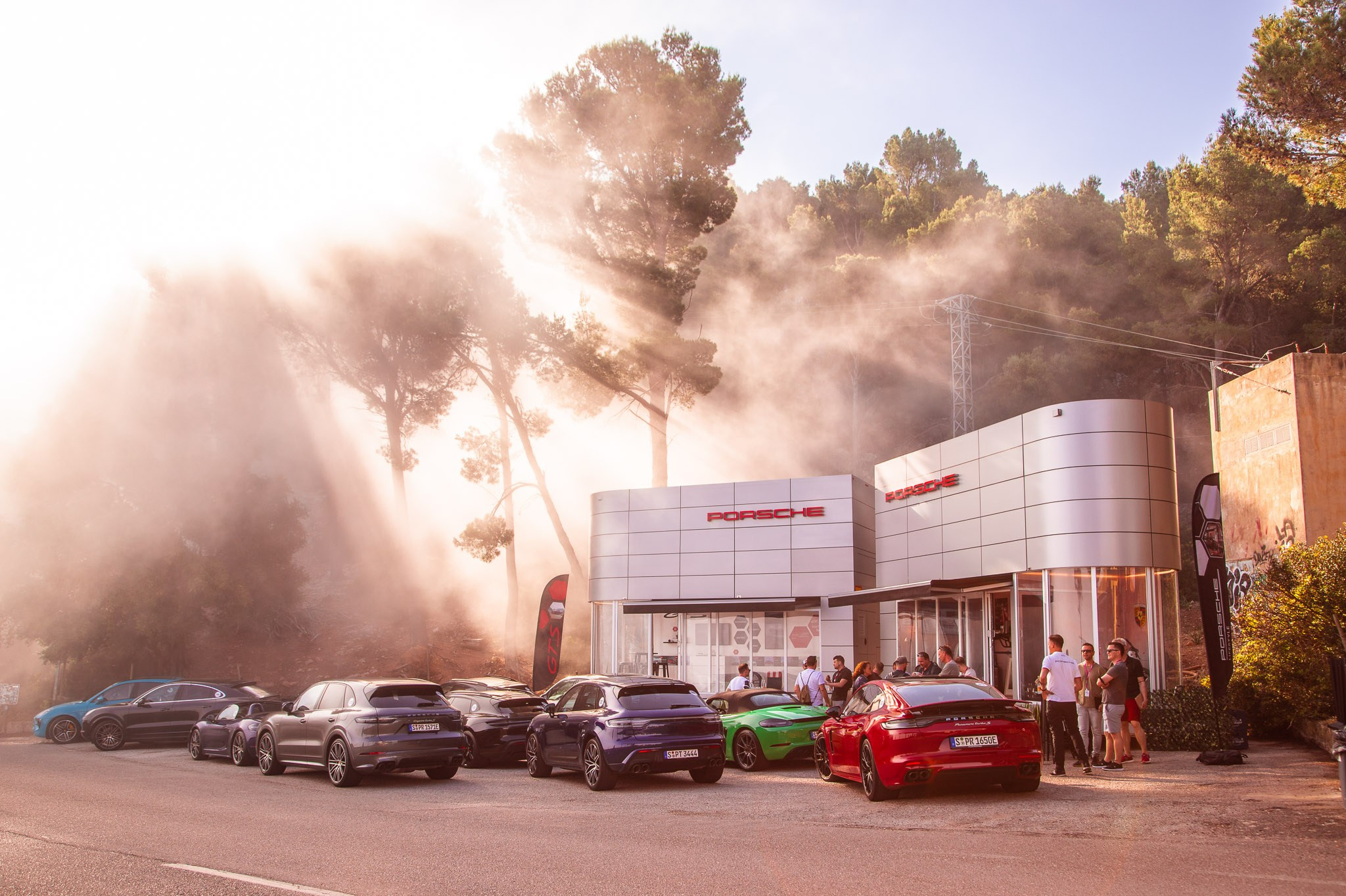 Presentation in Mallorca of Porsche Taycan. Mallorca Wedding, Corporate & Social Photographer