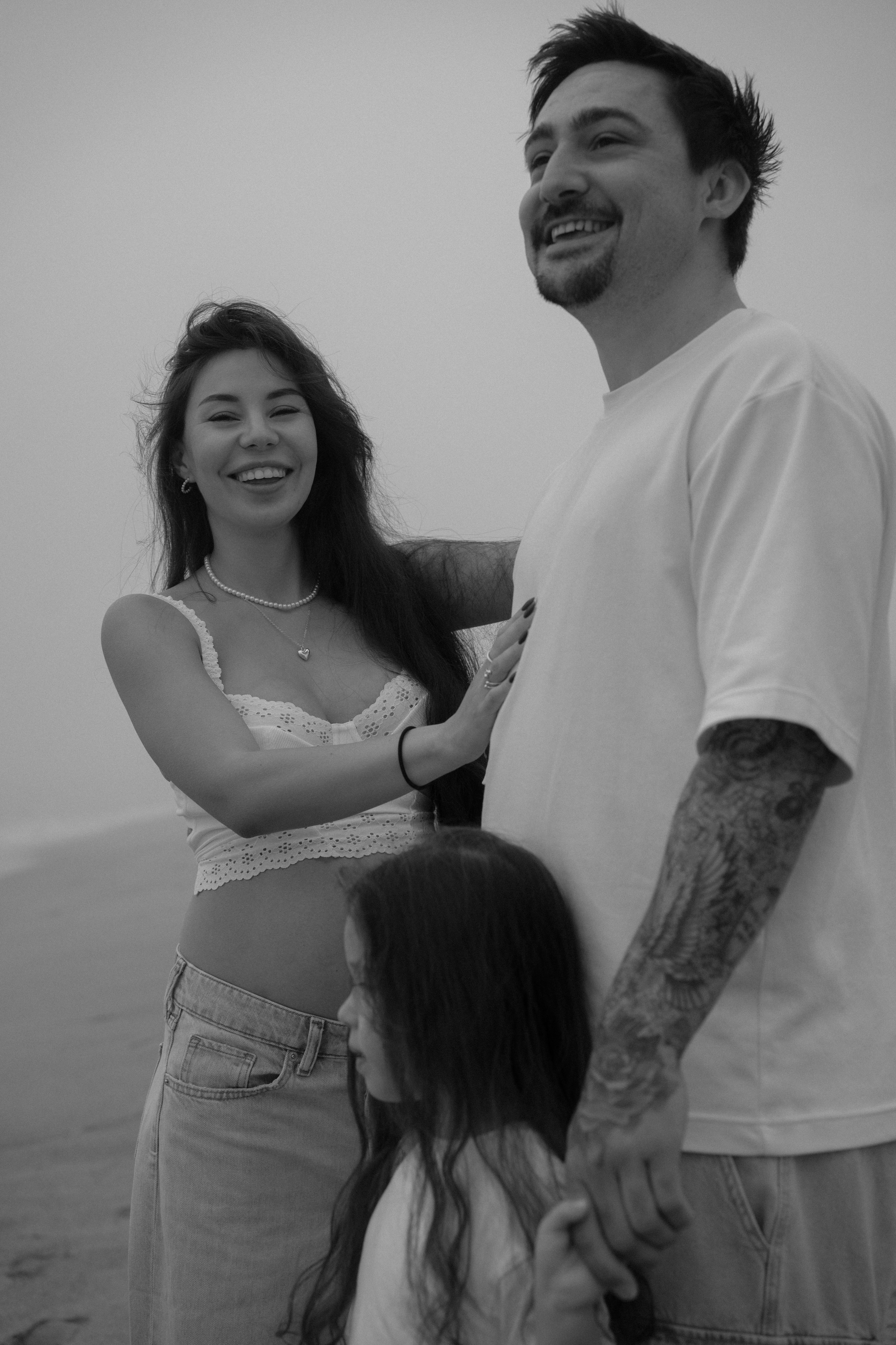 Aziza, Carl & Nelly. Pregnancy photoshoot. Portrait, family, maternity & wedding photography & videography in SoCal Kseni Vibe