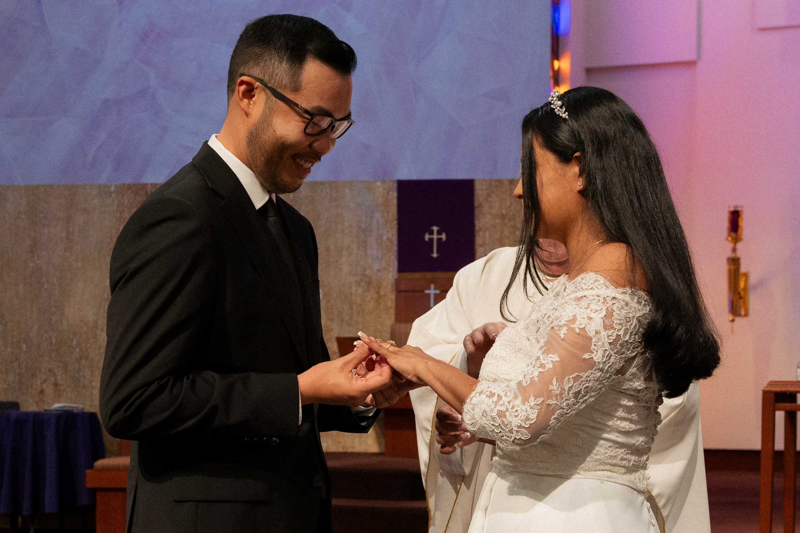 Rebeca & Shawn. The Ceremony in Church. Part III. Portrait, family, maternity & wedding photography & videography in SoCal Kseni Vibe