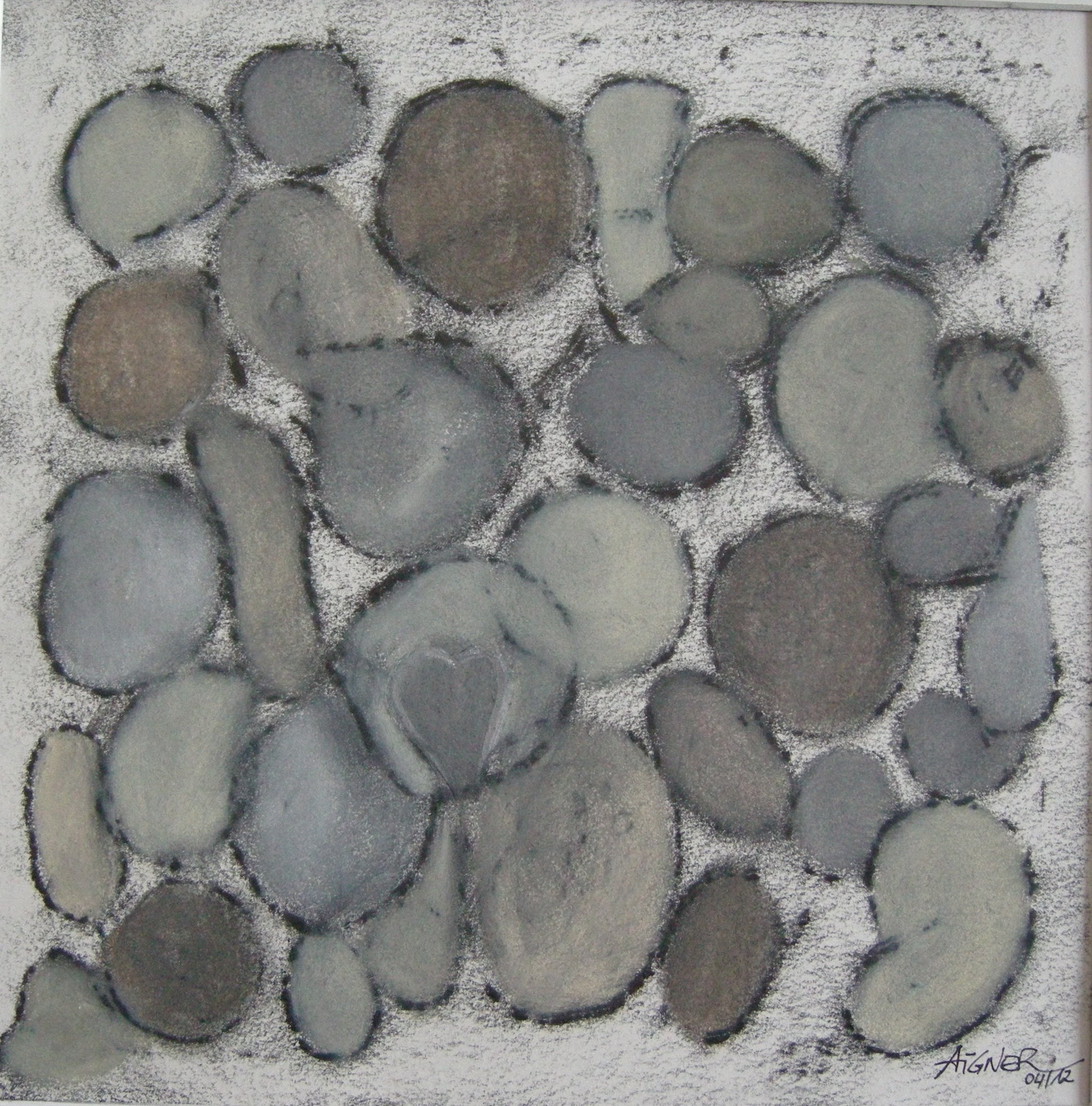 Herz-Stein 2012 - 40x40