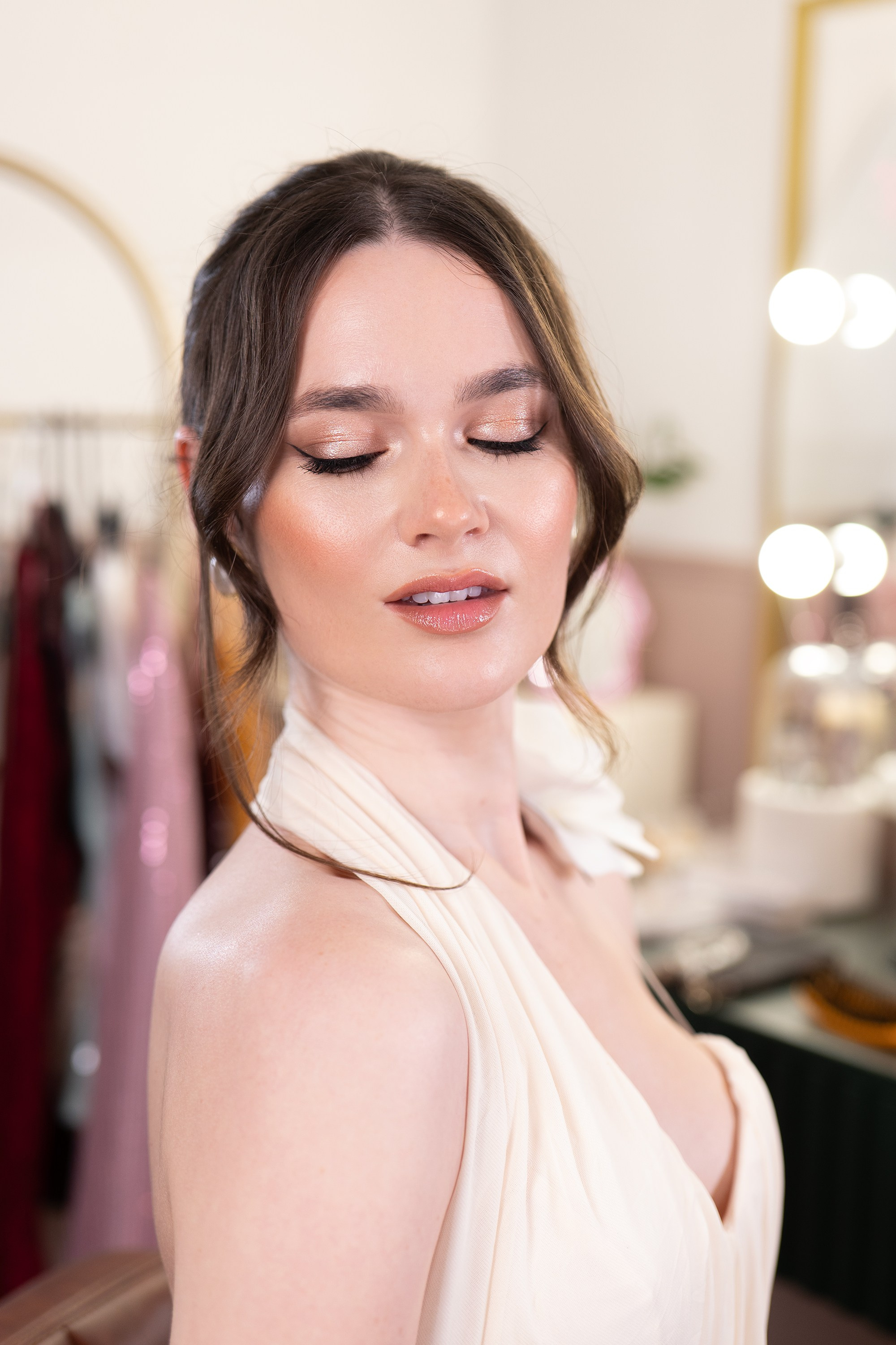 Evening makeup, event hairstyling, special occasion makeup. Makeup artist and Hair stylist in London