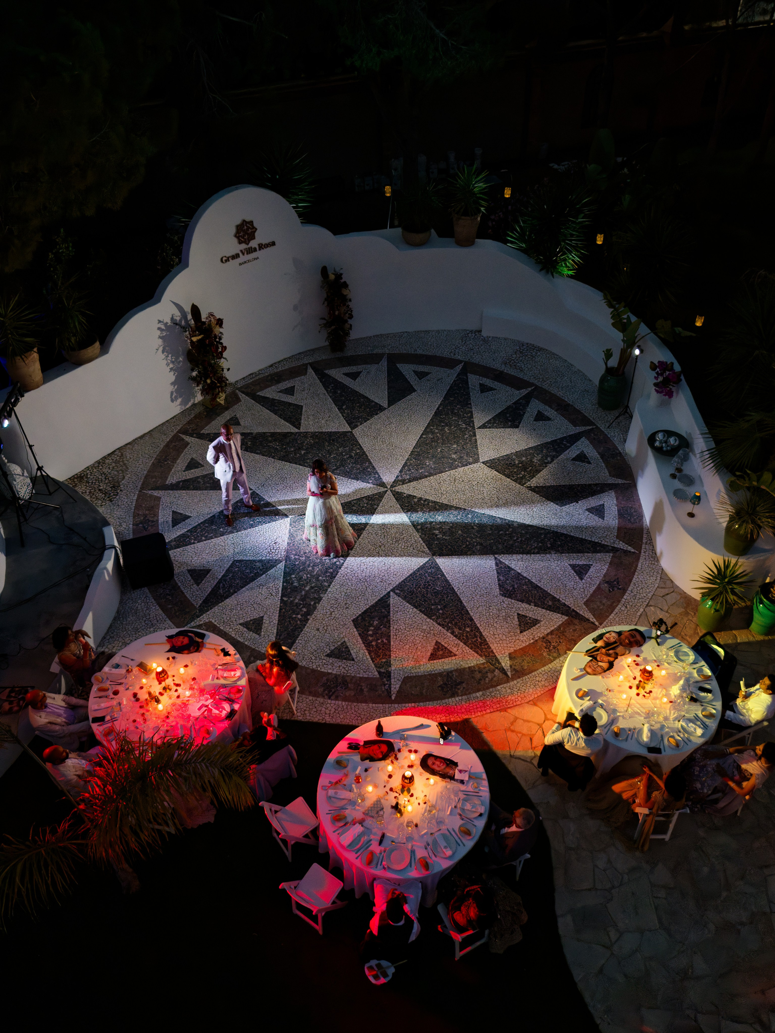 Indian wedding at Gran Villa Rosa, Barcelona