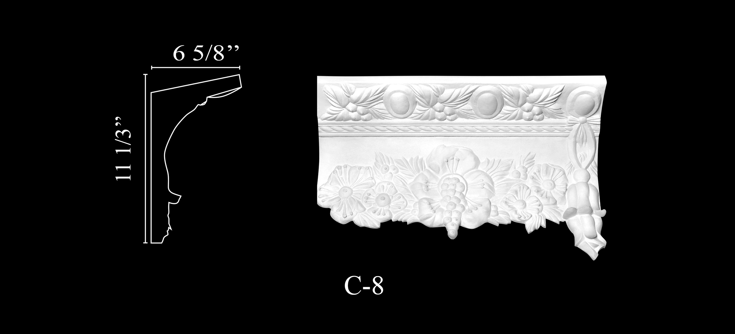 Crown Molding. Plaster molding