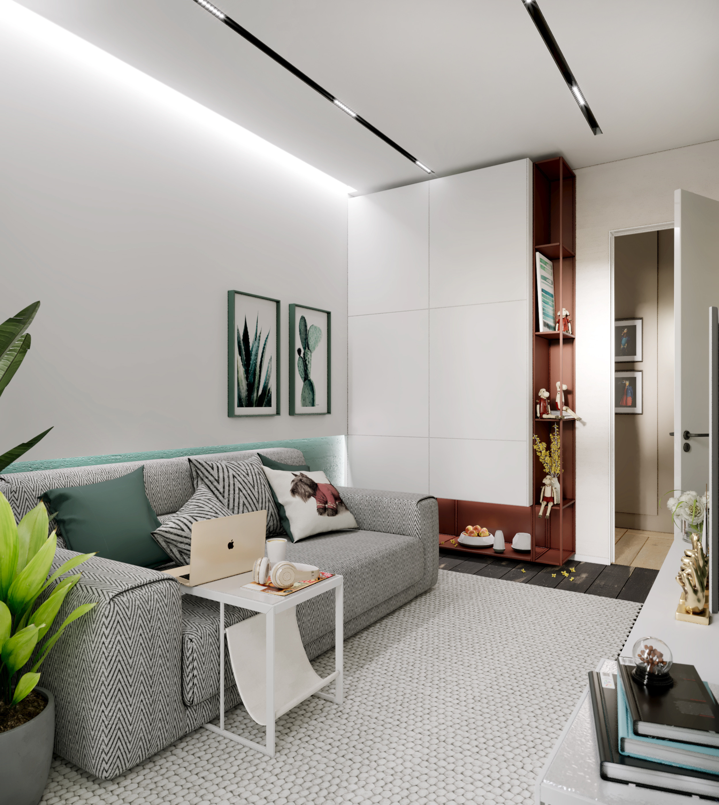 Частная квартира 70 м², г. Москва. Архитектор, дизайнер интерьера, декоратор