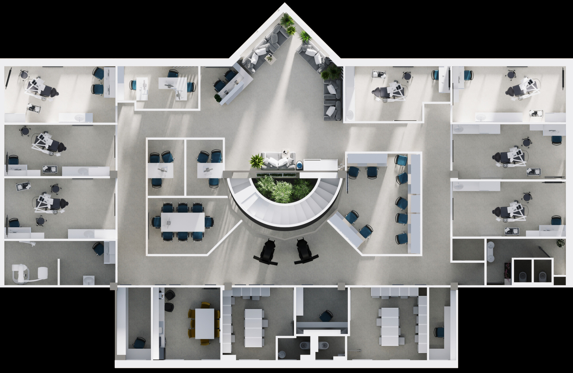 Стоматология. 400 м². г. Кишинев. Архитектор, дизайнер интерьера, декоратор
