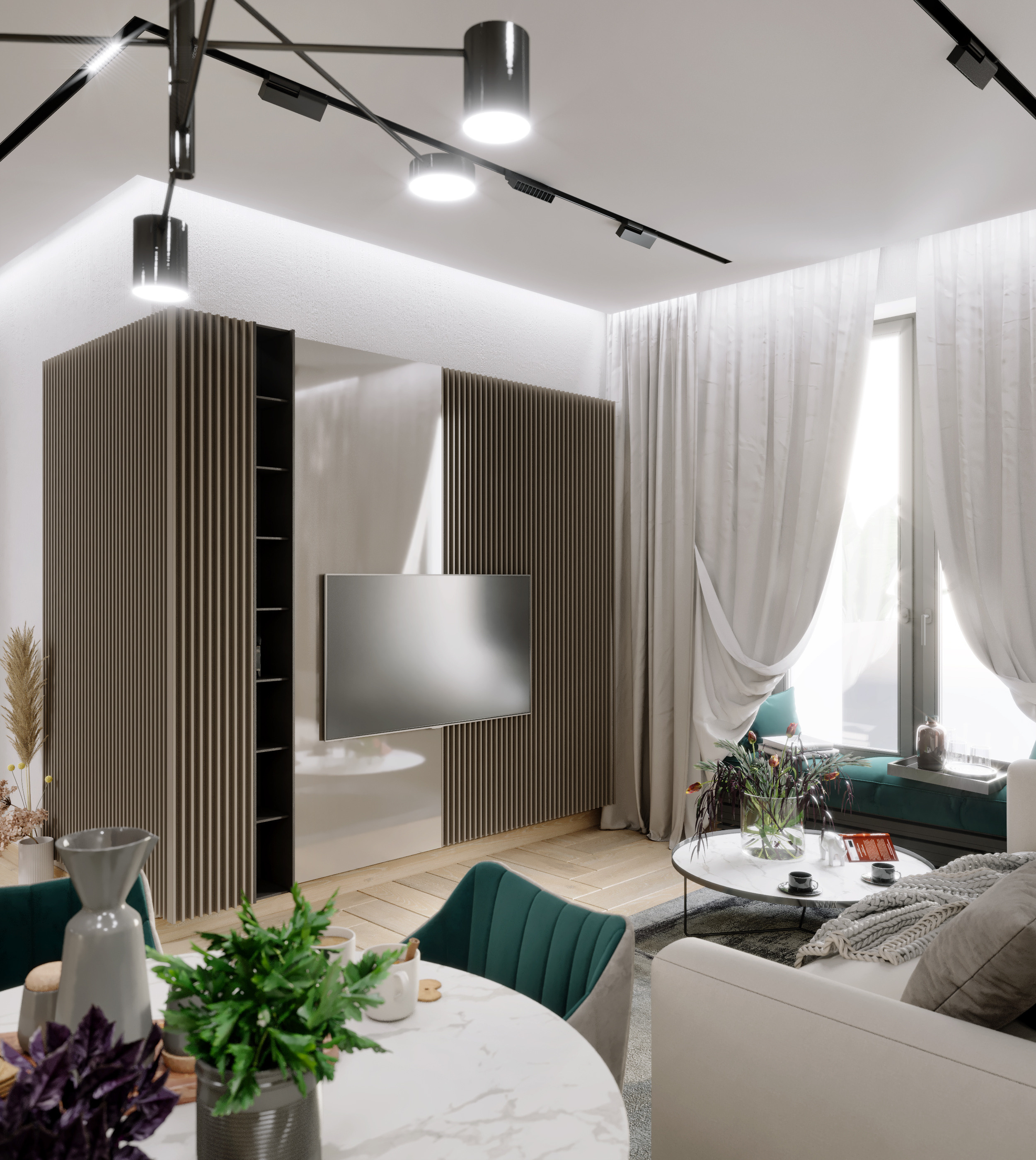 Частная квартира 70 м², г. Москва. Архитектор, дизайнер интерьера, декоратор