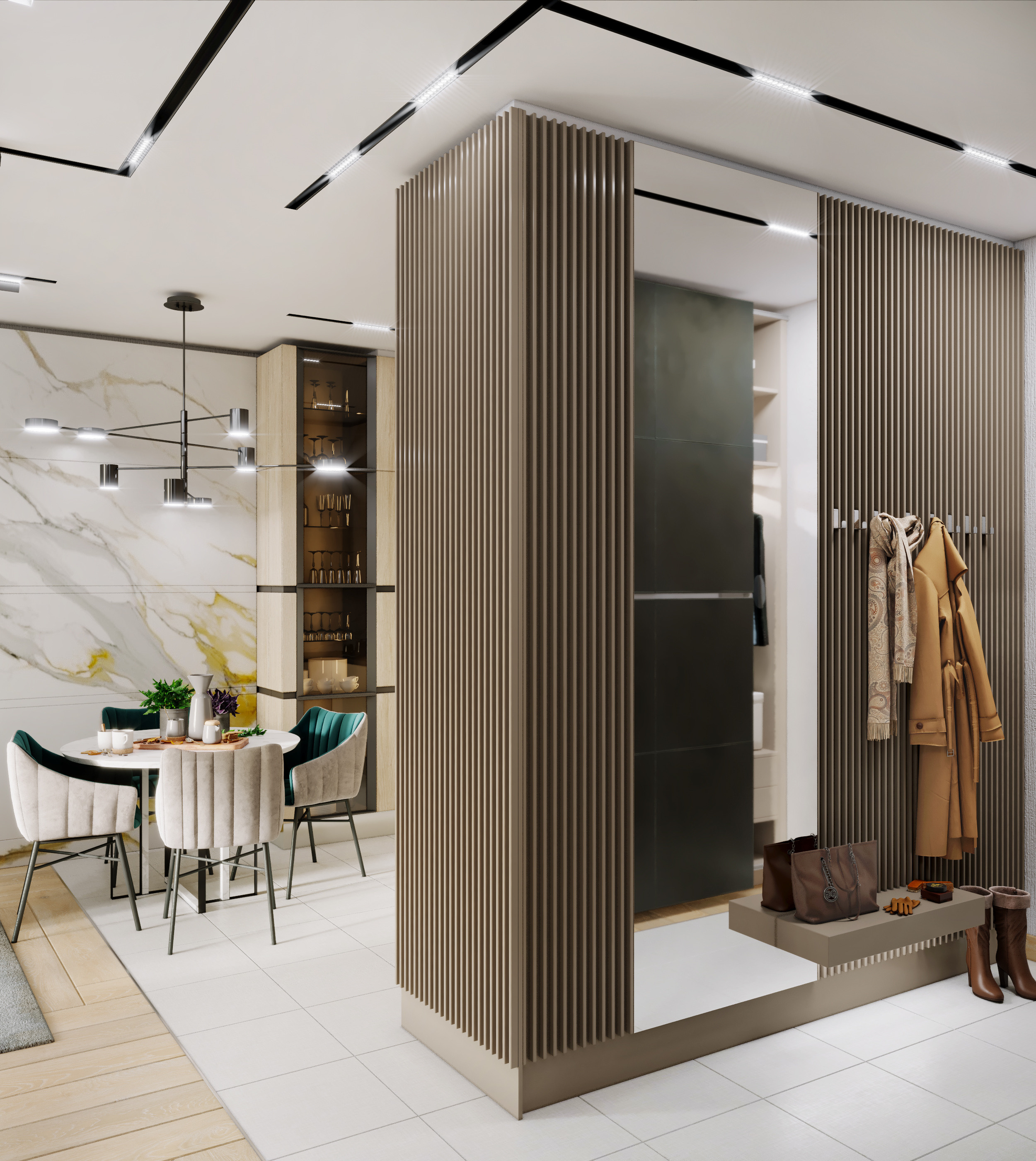 Частная квартира 70 м², г. Москва. Архитектор, дизайнер интерьера, декоратор