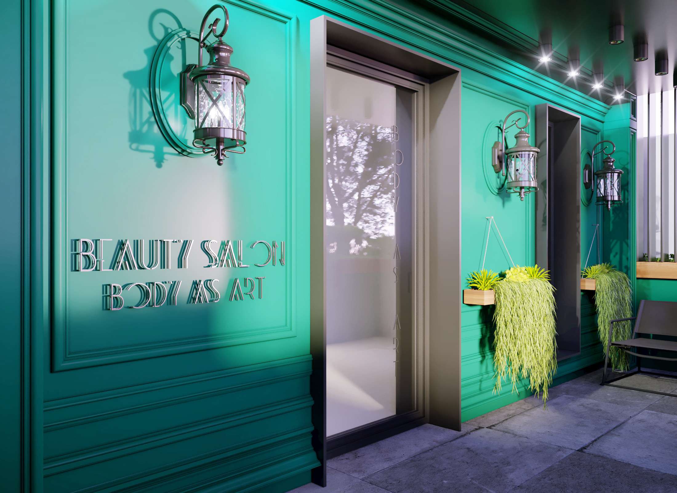 Салон красоты «BODY as ART». 40 м². г. Оргеев. Архитектор, дизайнер интерьера, декоратор