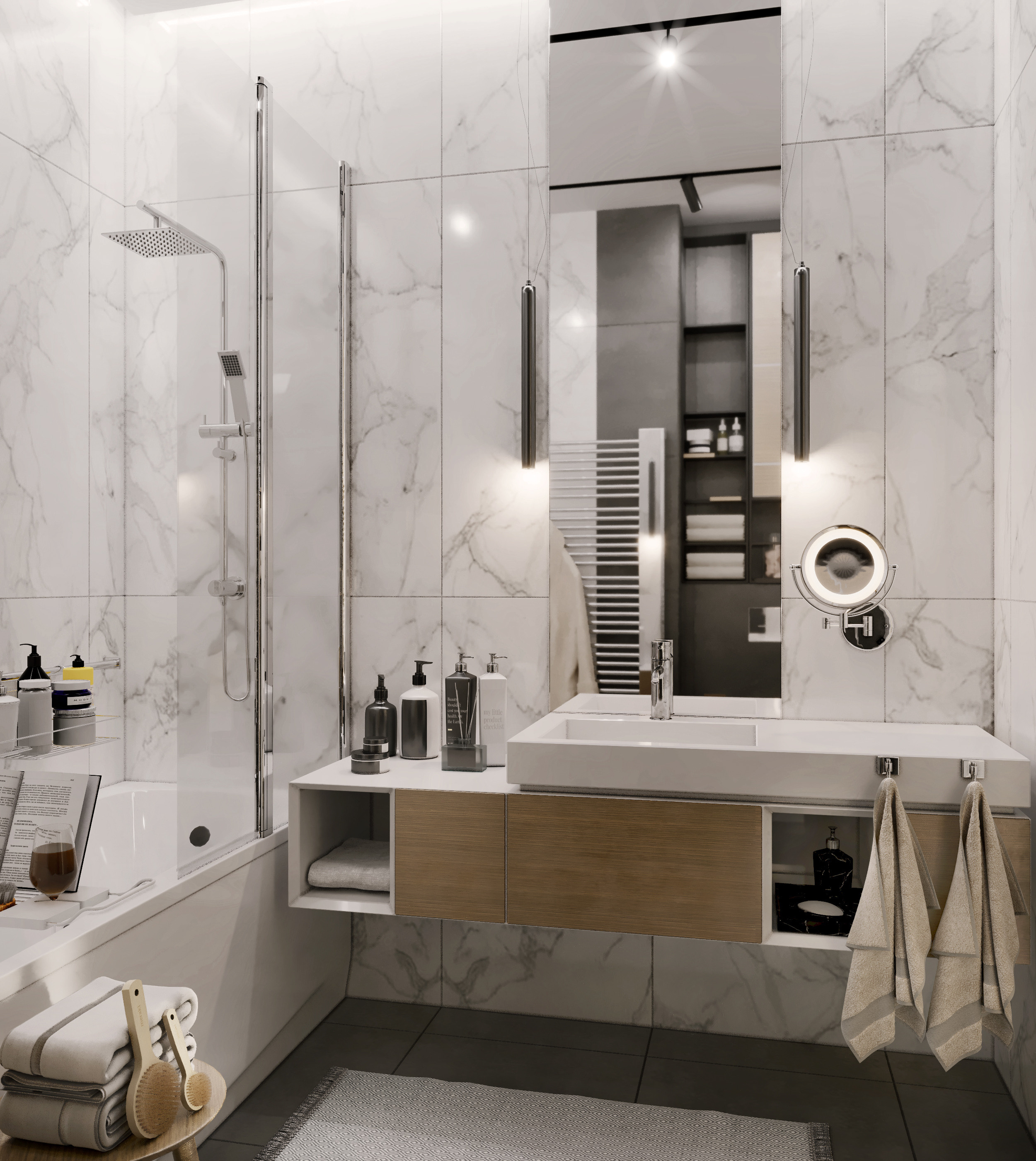 Частная квартира 70 м², г. Москва. Архитектор, дизайнер интерьера, декоратор