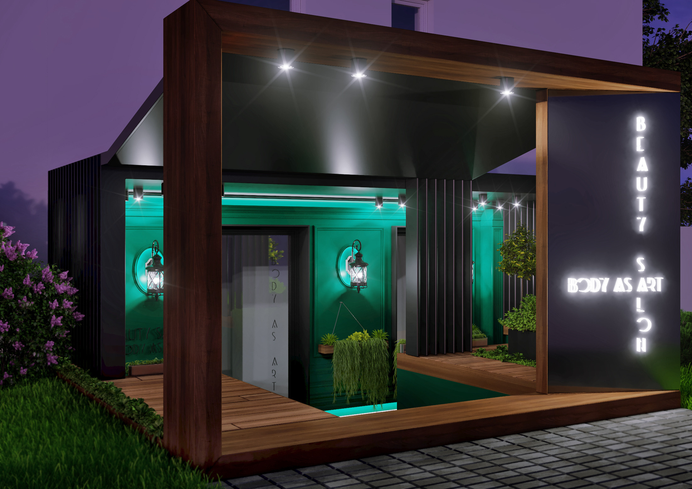 Салон красоты «BODY as ART». 40 м². г. Оргеев. Архитектор, дизайнер интерьера, декоратор