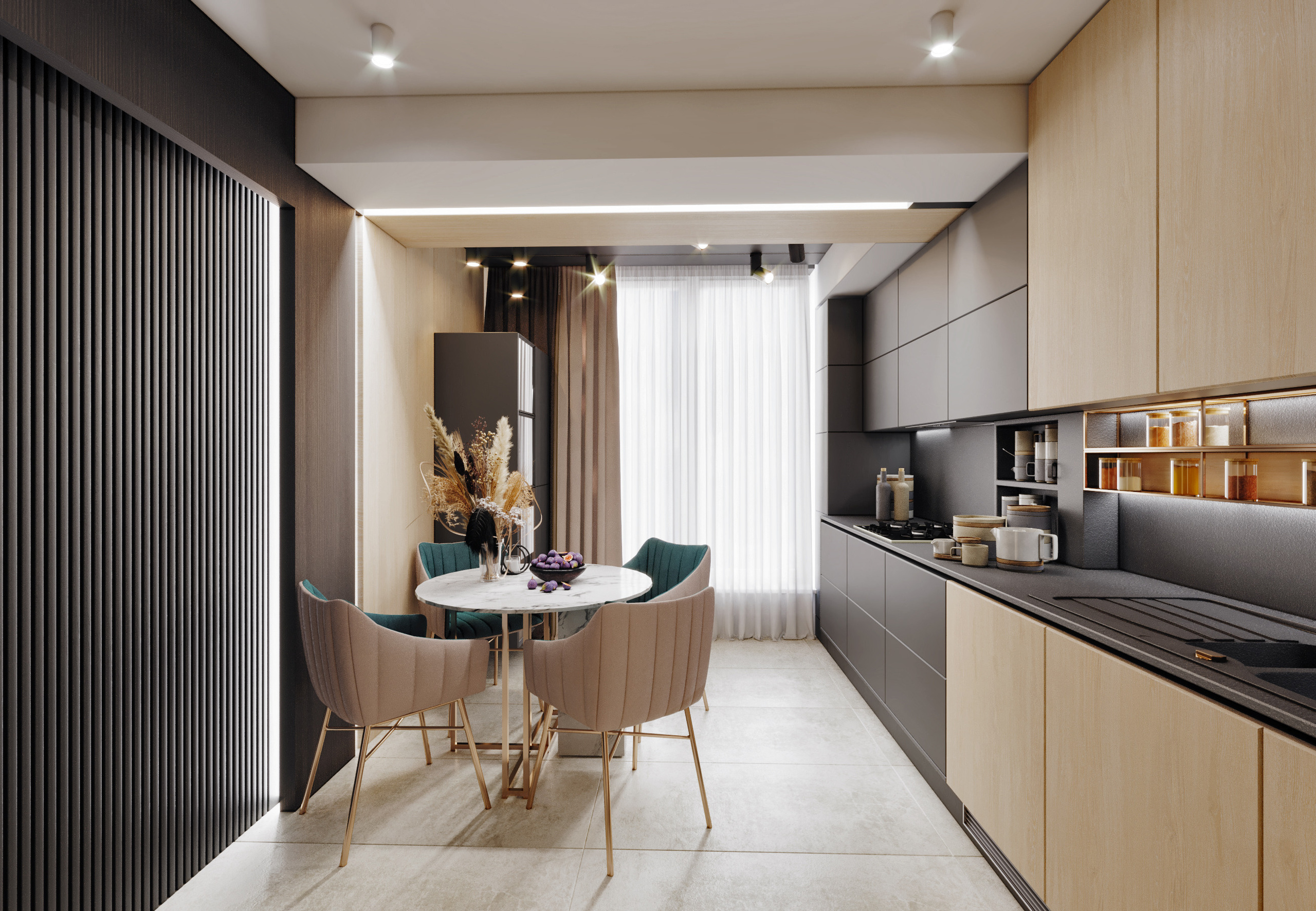 Квартира в стиле минимализм 70 м². г. Ловеч. Архитектор, дизайнер интерьера, декоратор