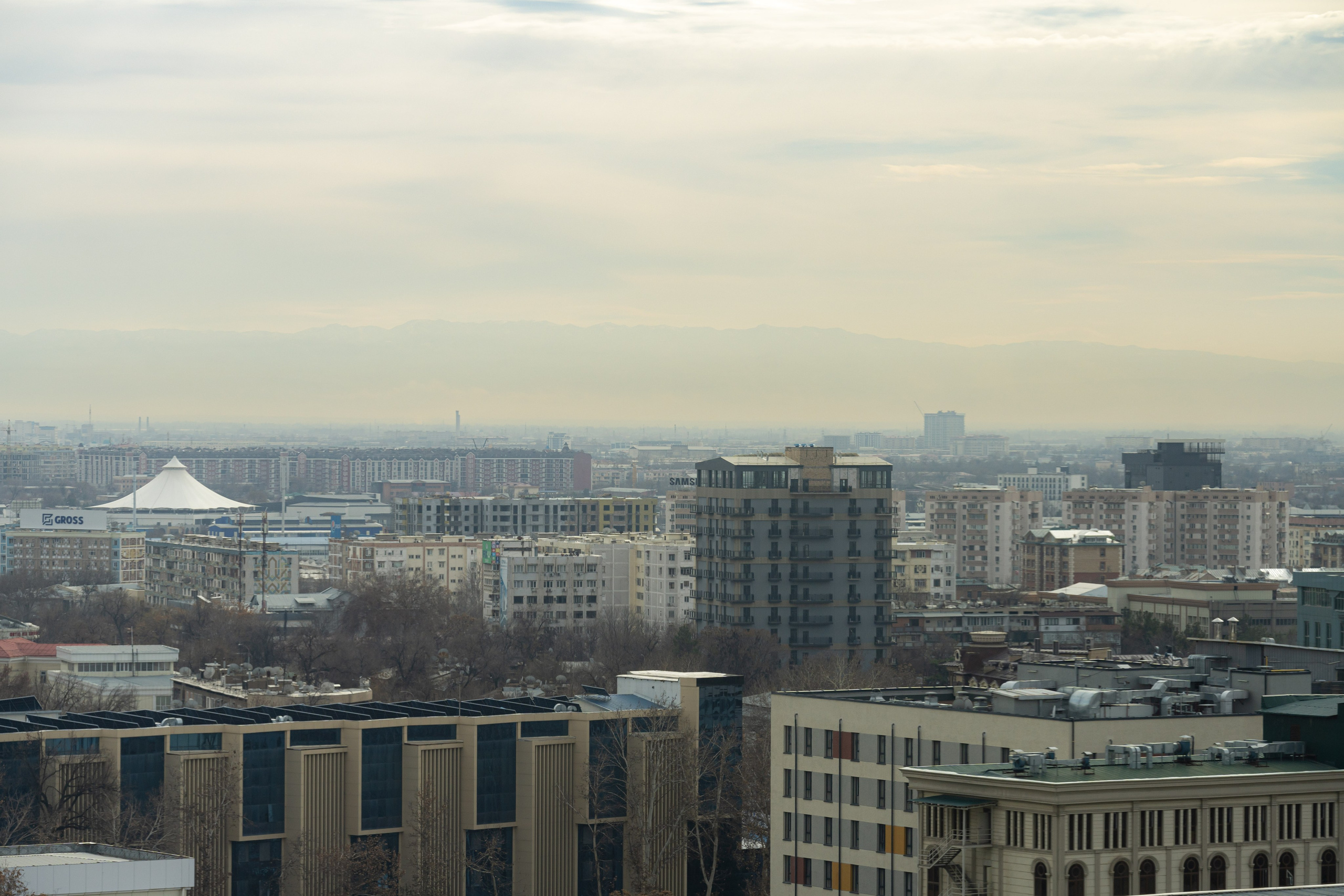 Смог в Ташкенте или Взгляд на город с высоты птичьего полета. Георгий Намазов | Фотограф в Ташкенте