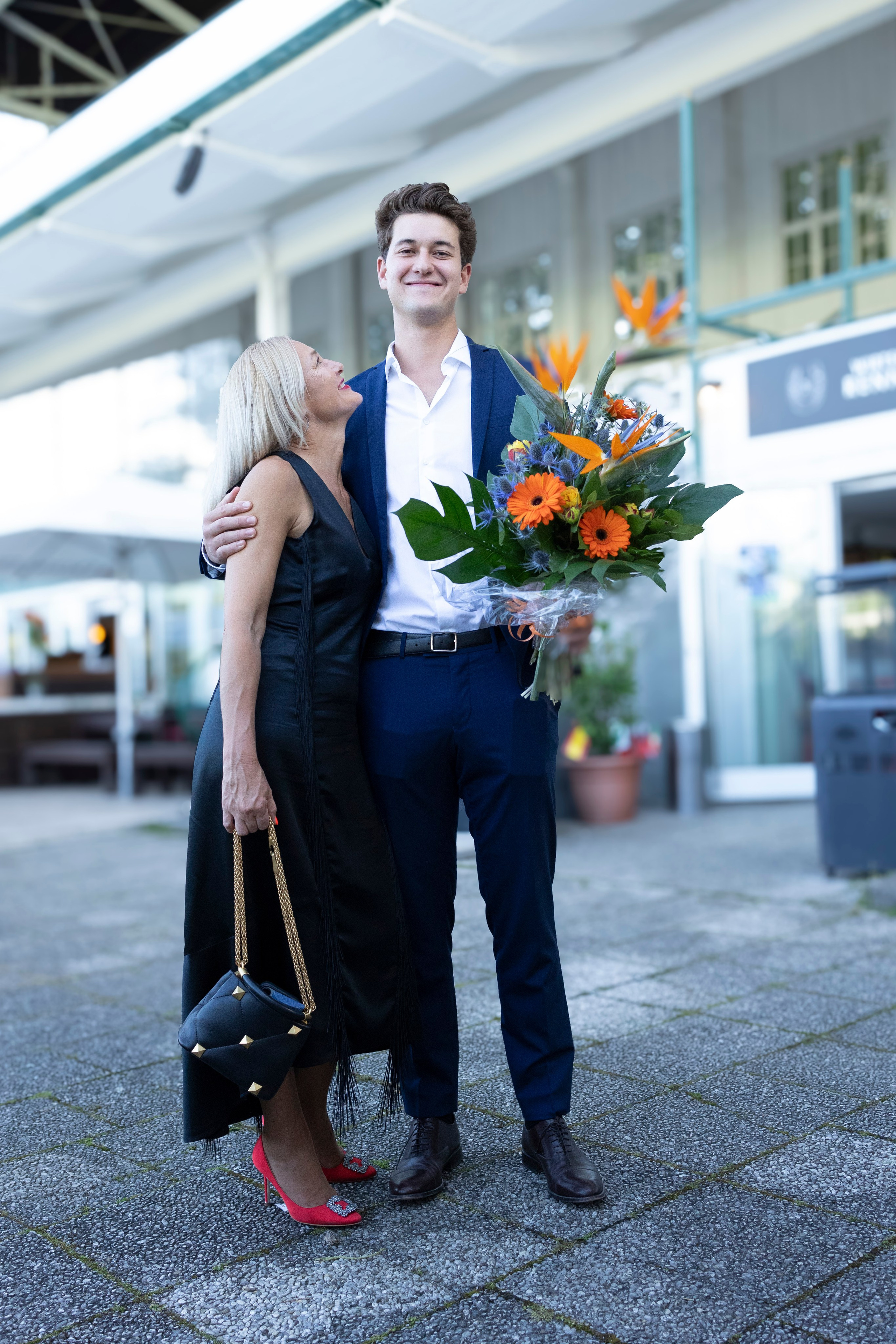 Abschlußfeier. Photographer in Munich