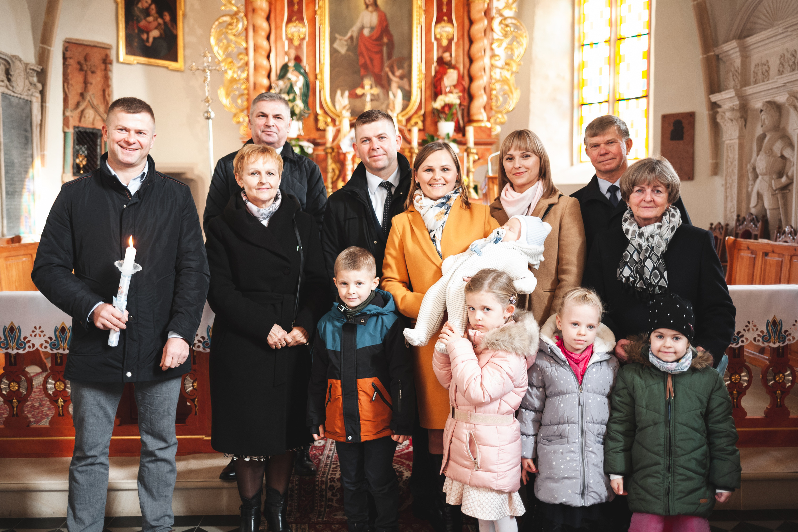 Chrzest dziecięcy Kościół Piotrowice | Fotograf we Wroclawiu. Dimitri Ilkov Photography — Capturing Life’s Moments in Edmonton, Cana