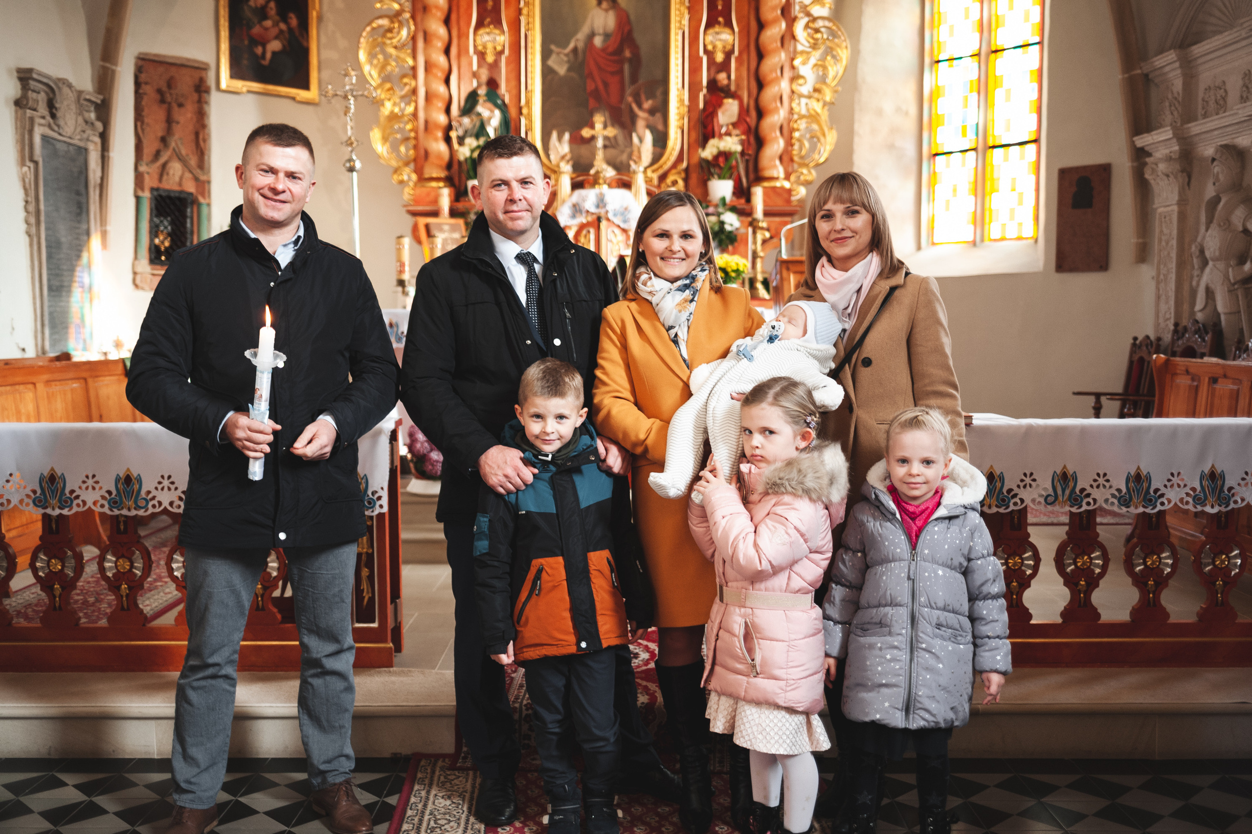 Chrzest dziecięcy Kościół Piotrowice | Fotograf we Wroclawiu. Dimitri Ilkov Photography — Capturing Life’s Moments in Edmonton, Cana