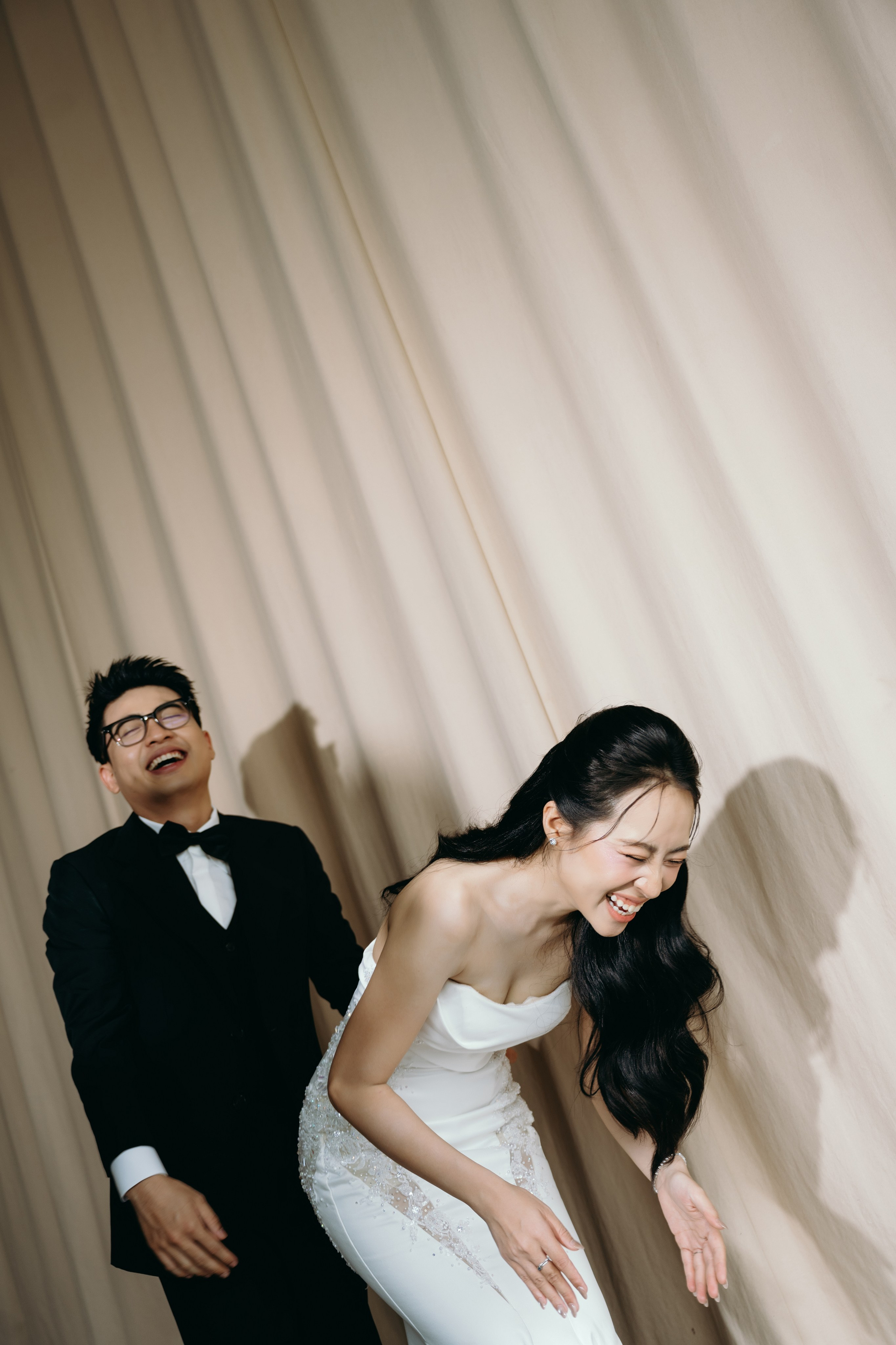 N.A wedding photoshoot in studio