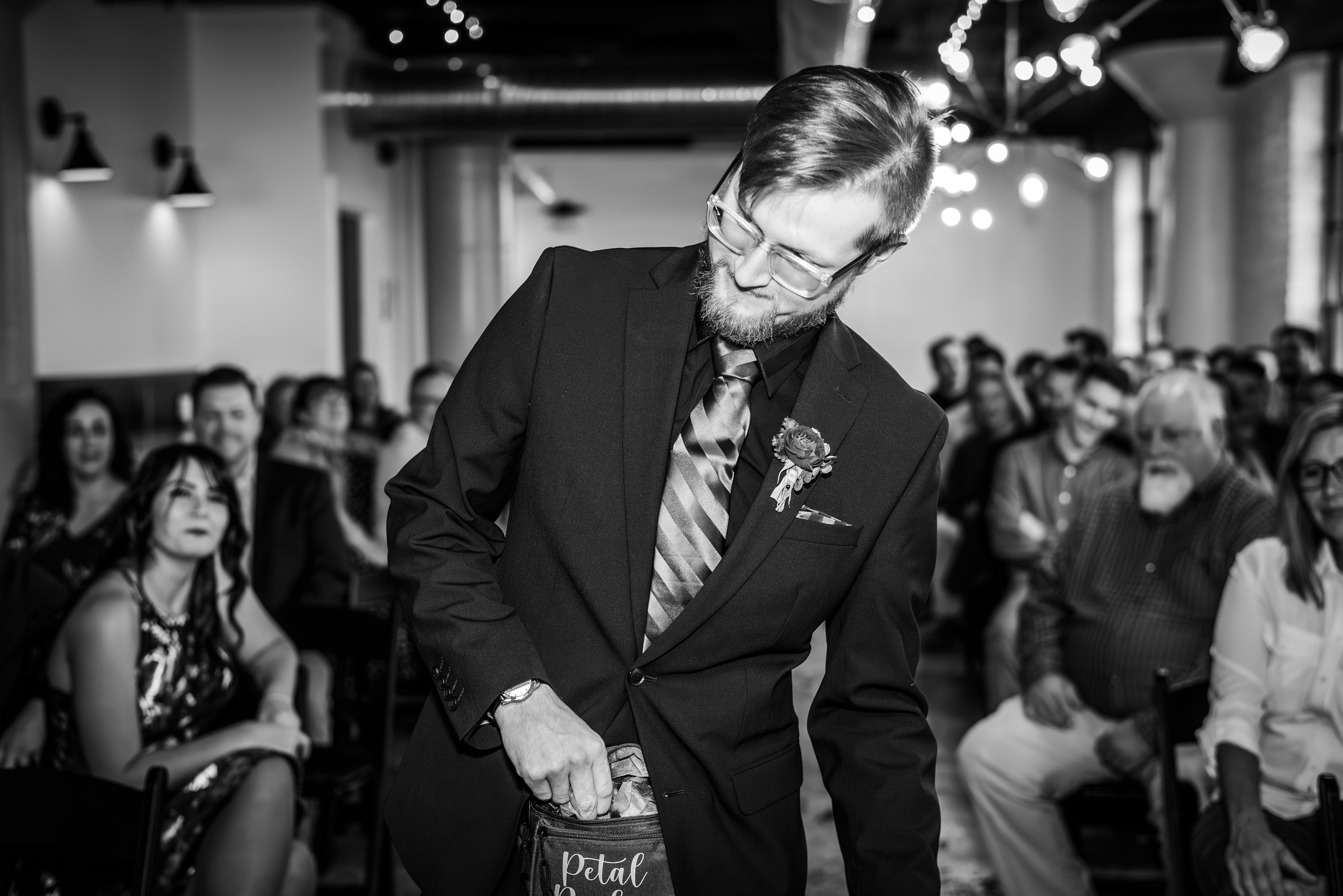 Bold & Dramatic Wedding at The Paper Mill on The Landing | Fort Wayne Wedding Photographer. Alexandria Danielle Photography | Fort Wayne & Indianapolis Wedding Photographer