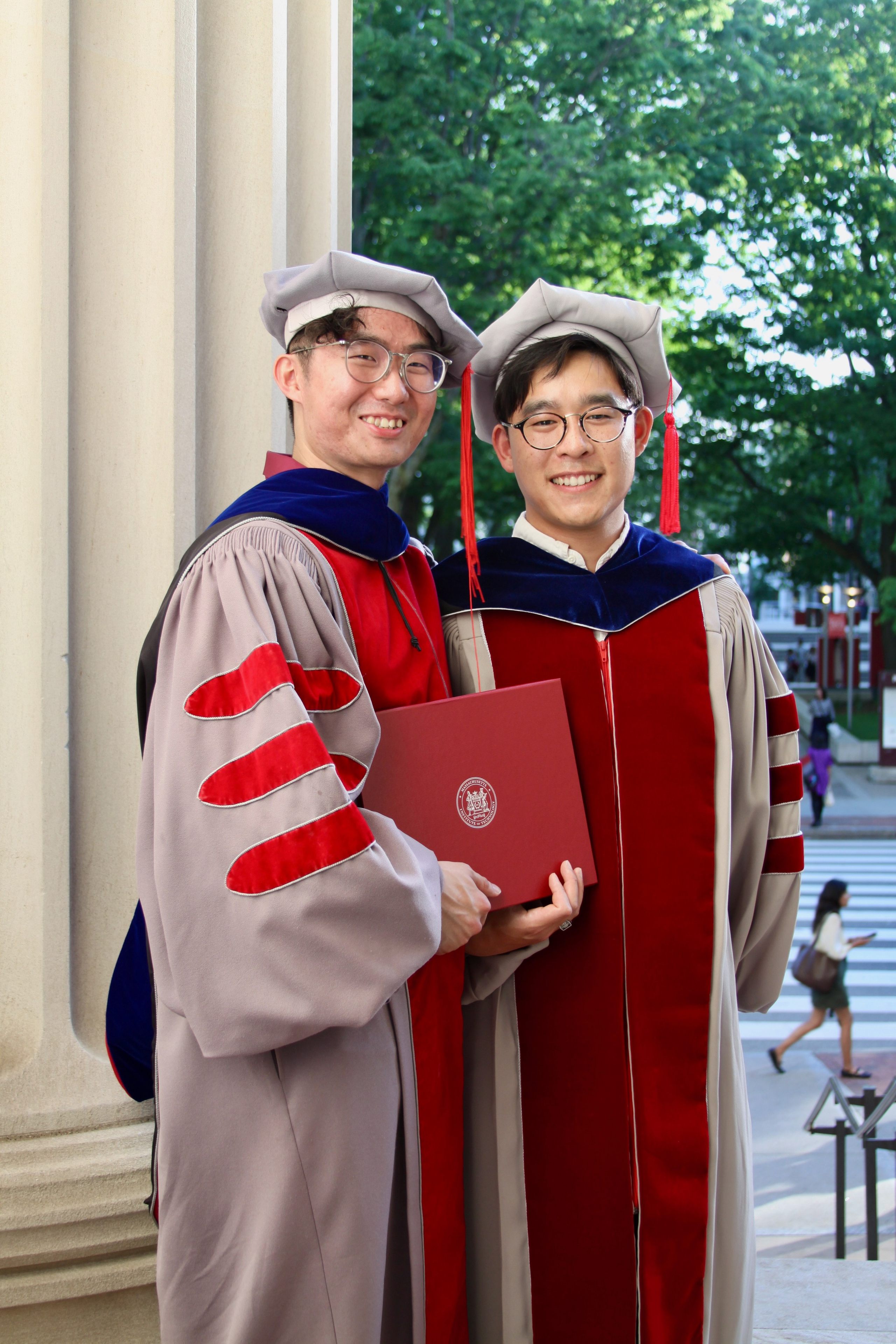 PhD graduation with Elton. Kelly Sang, graduation and portrait photographer in Boston