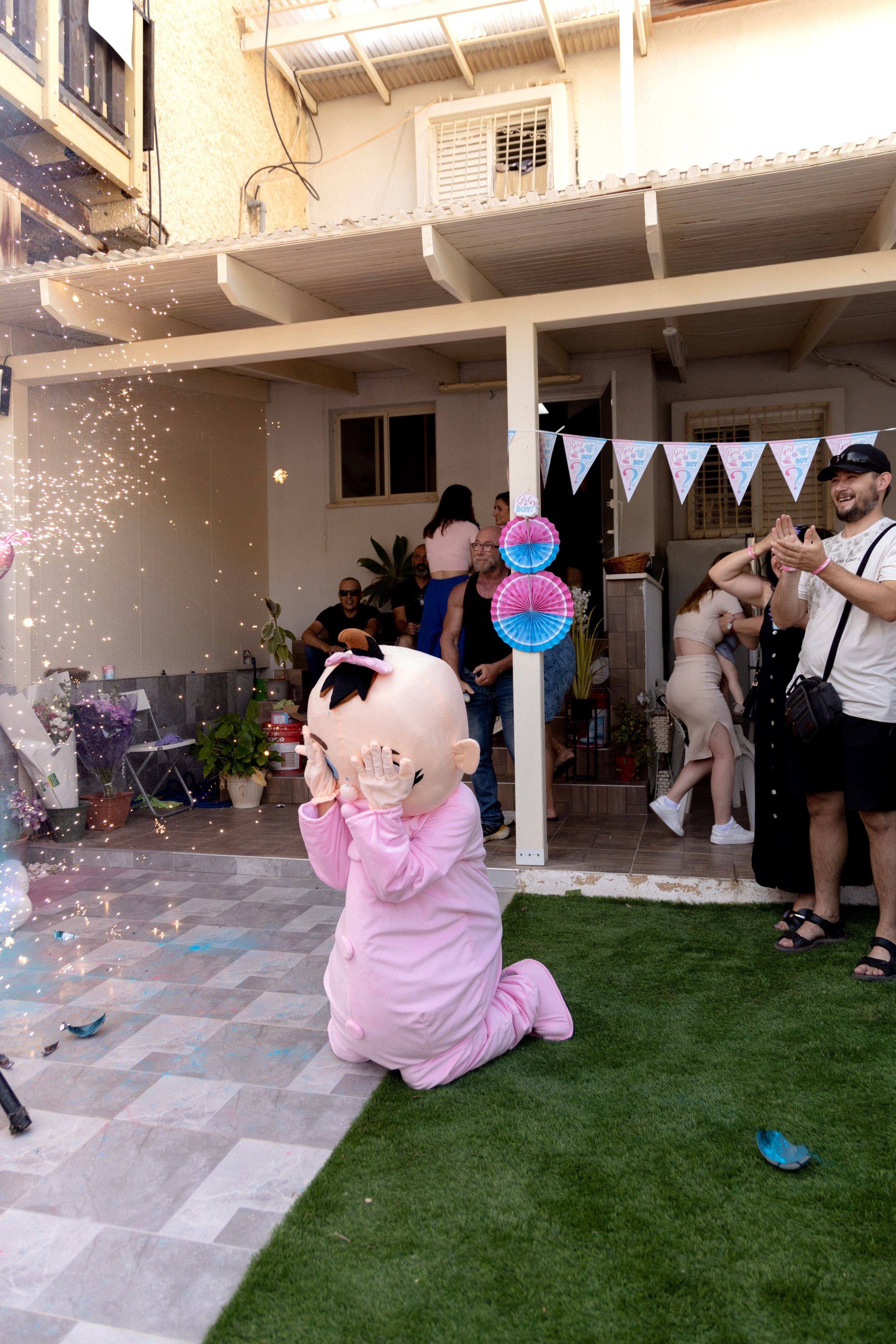 Gender Party for Alina and Michael. Home