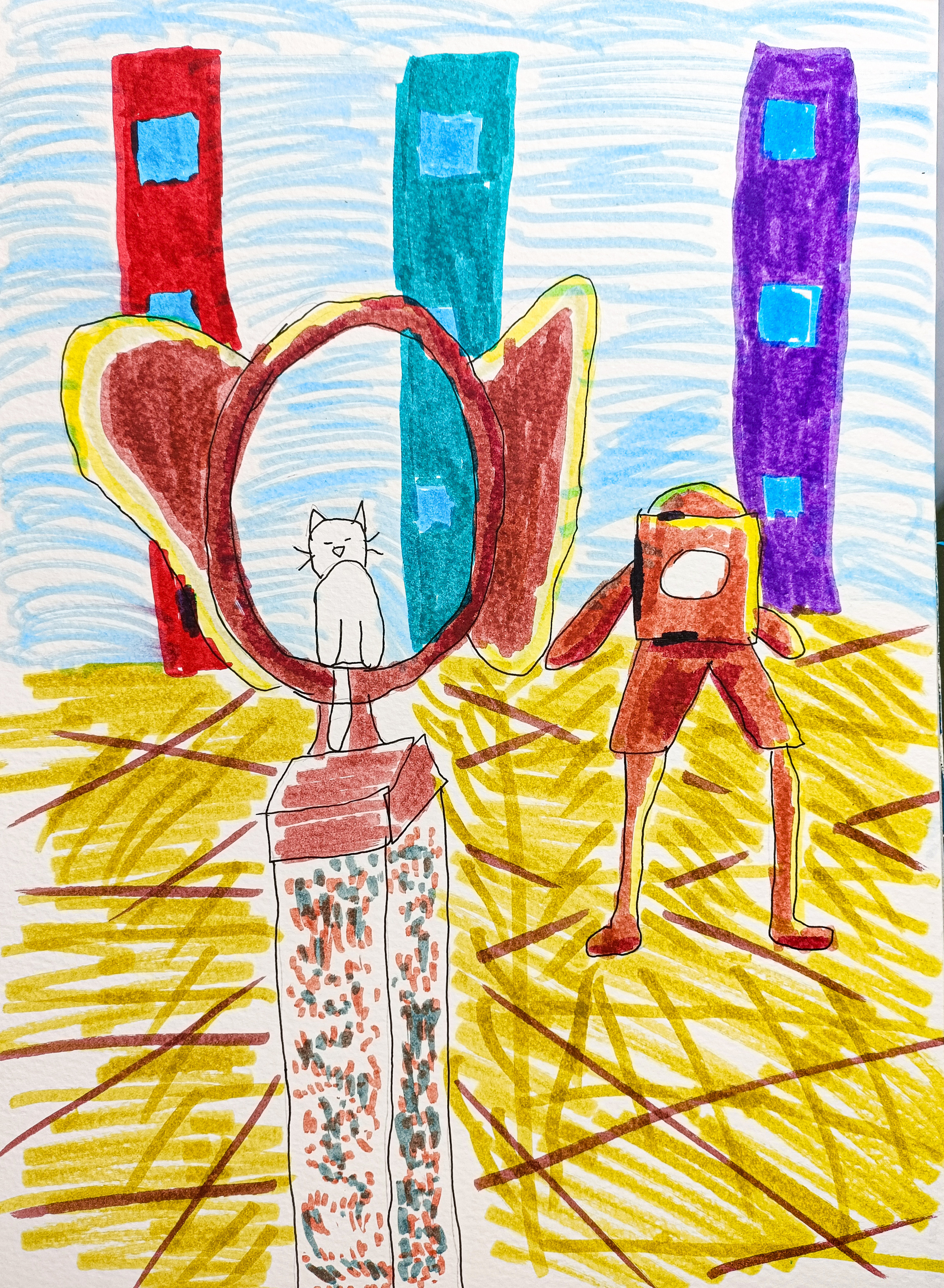 Katoshin Arseniy, Urban sculpture -Permyak Salty Ears