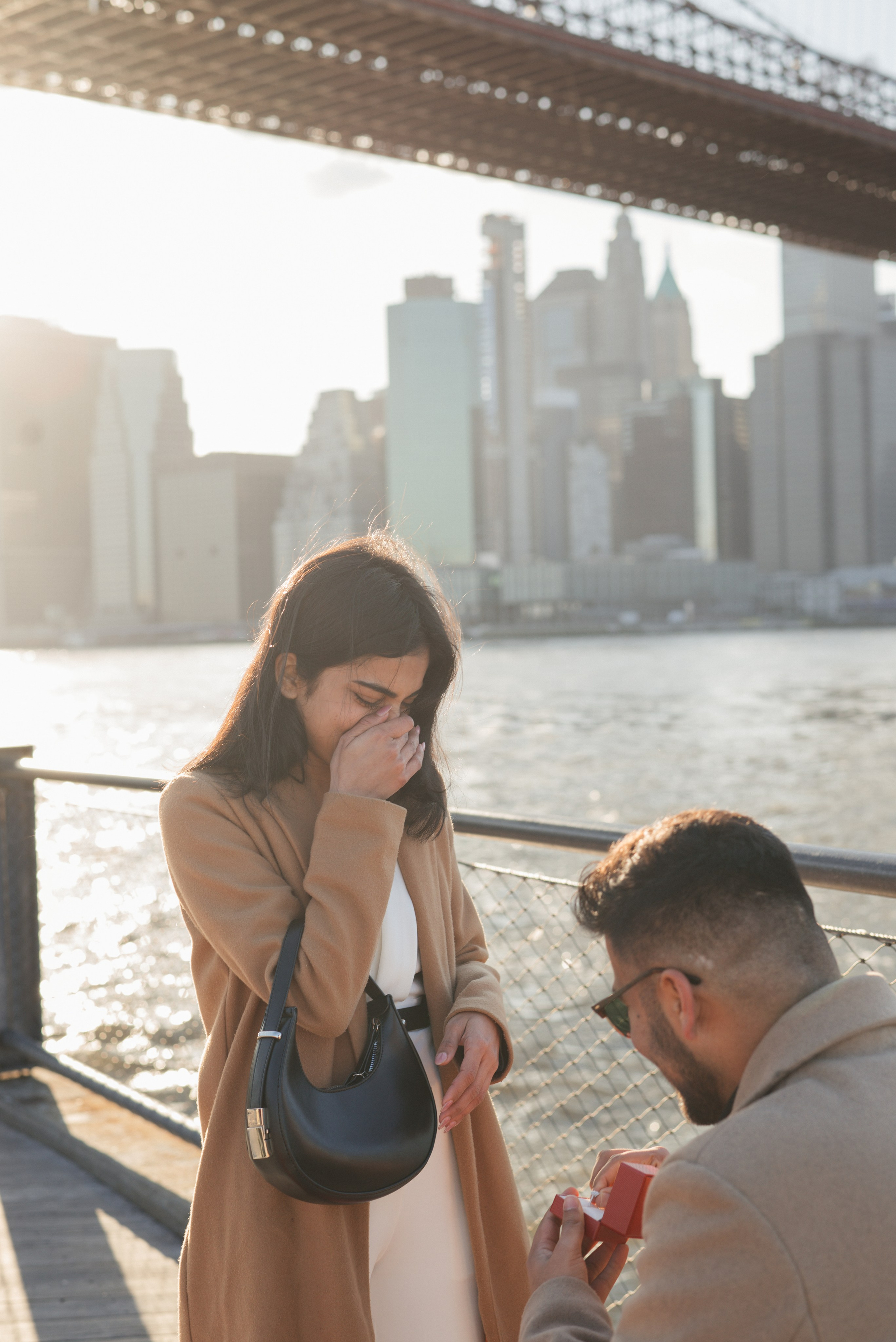 Brooklyn Proposal. Irina Goncharenko — NYC Photographer