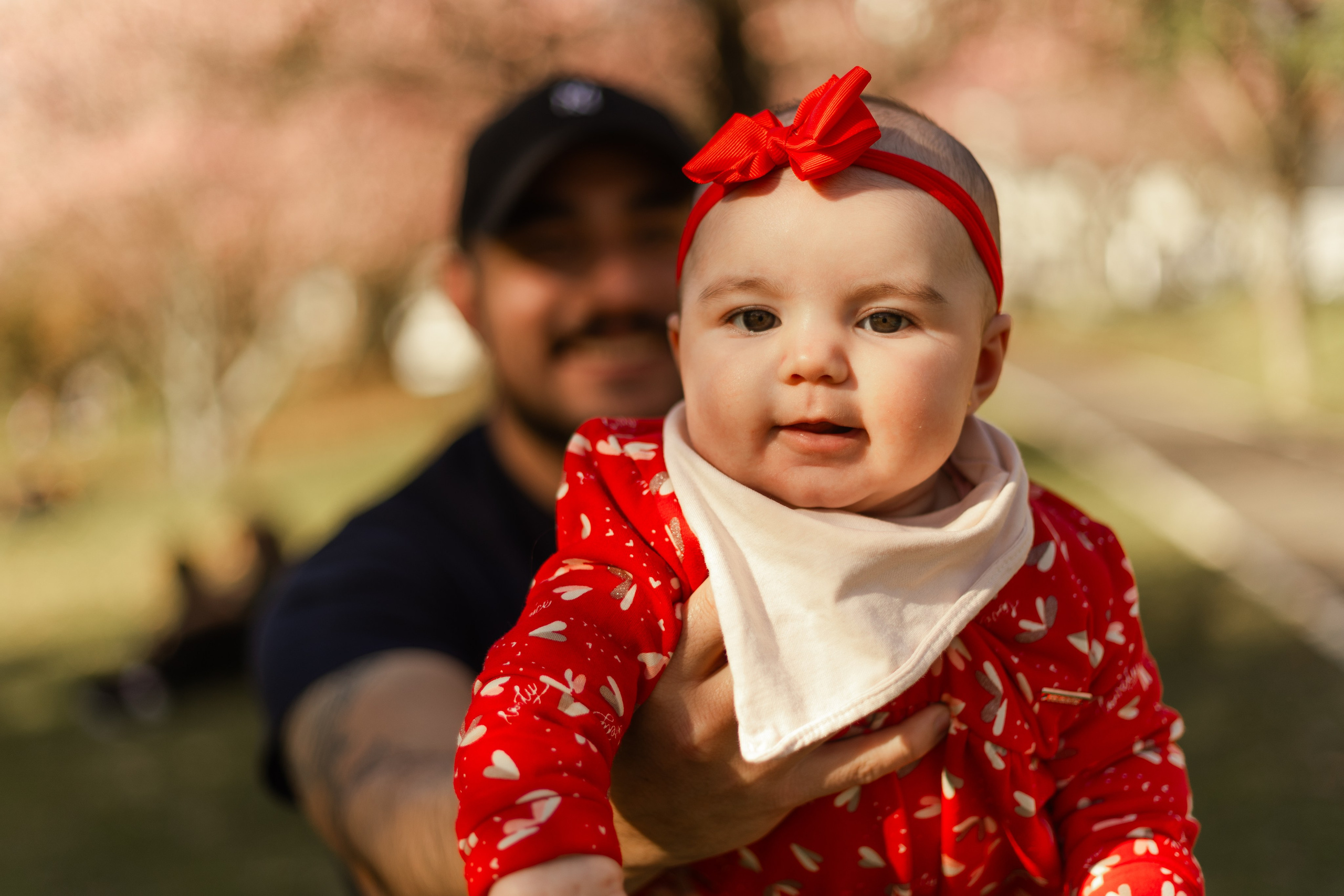 Minha familia nas cerejeiras