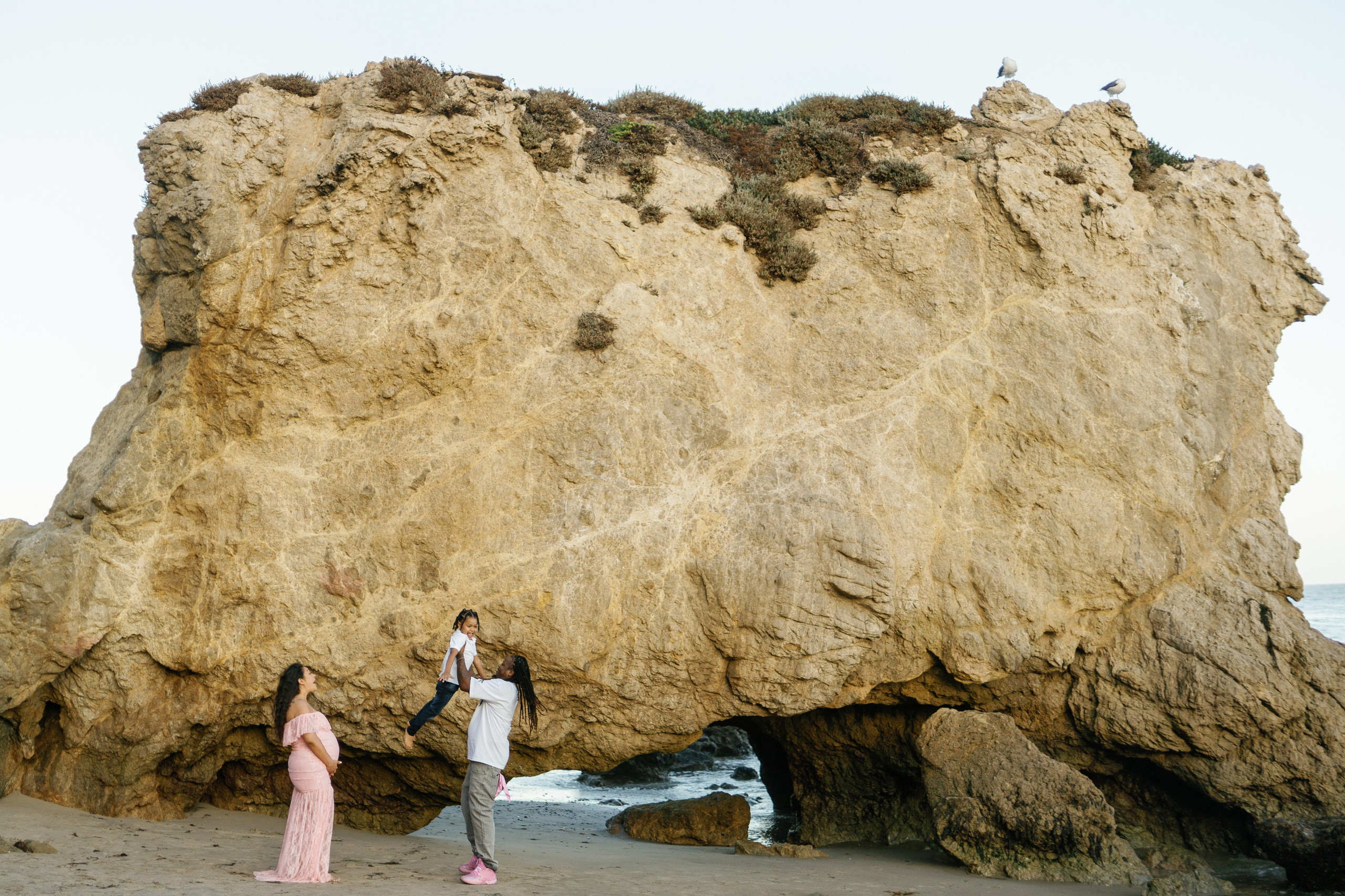 El Matador Beach Maternity Session. Wedding Photography & Videography Team in California, Los Angeles, San Francisco, San Diego and Travel