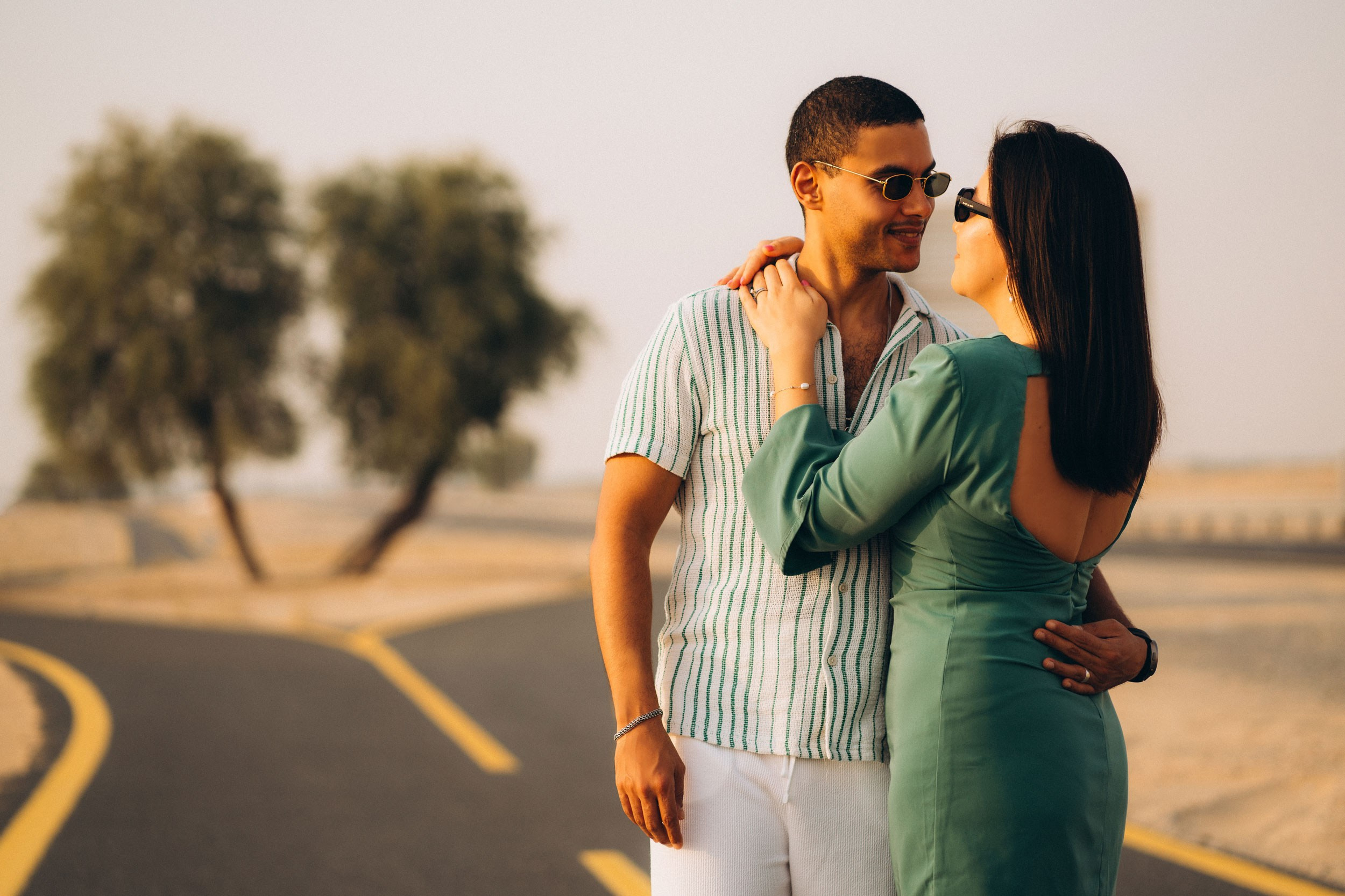 Sunset of Two Hearts. Angela Iakovleva — Family Photographer in Dubai