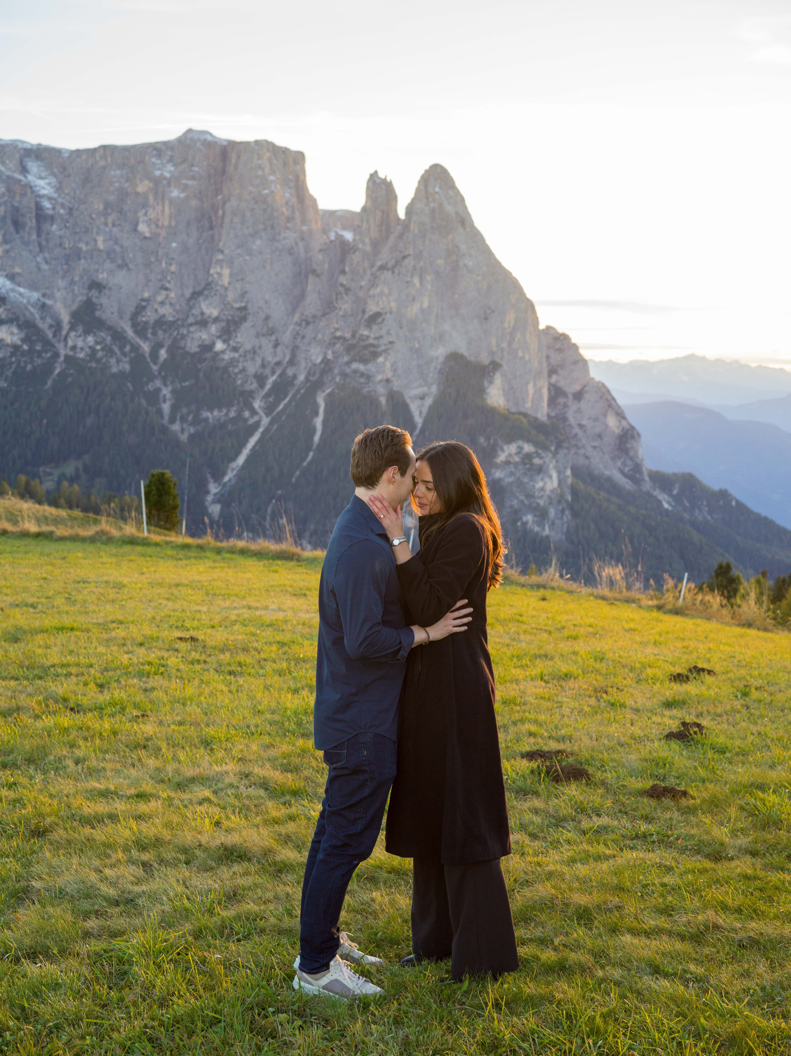 Proposal, Alpe di Siusi, the Dolomites (Compatsch)