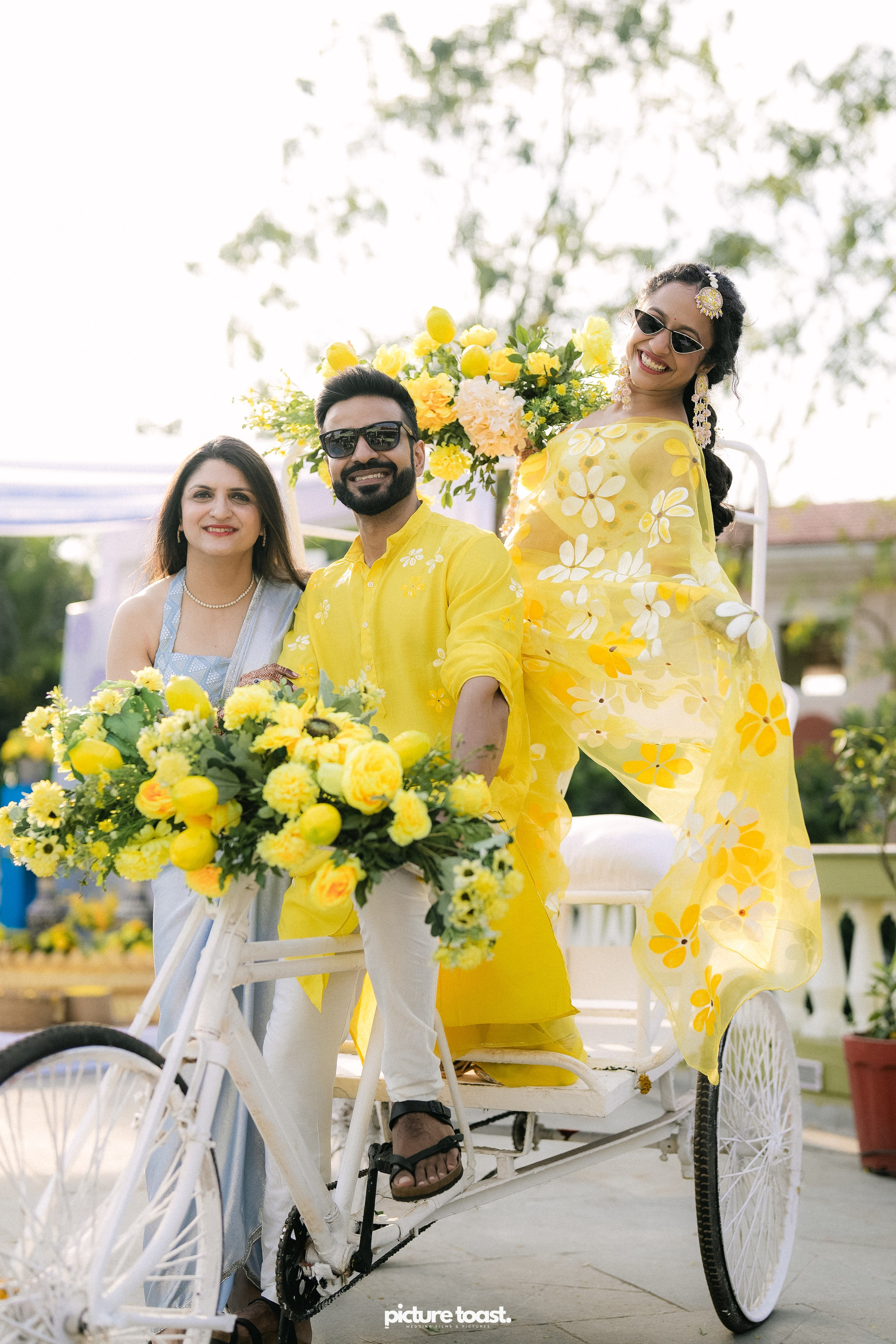 Haldi Hues Ft. Baebie & Goyal. Fine art Wedding Photographers in India & Canada