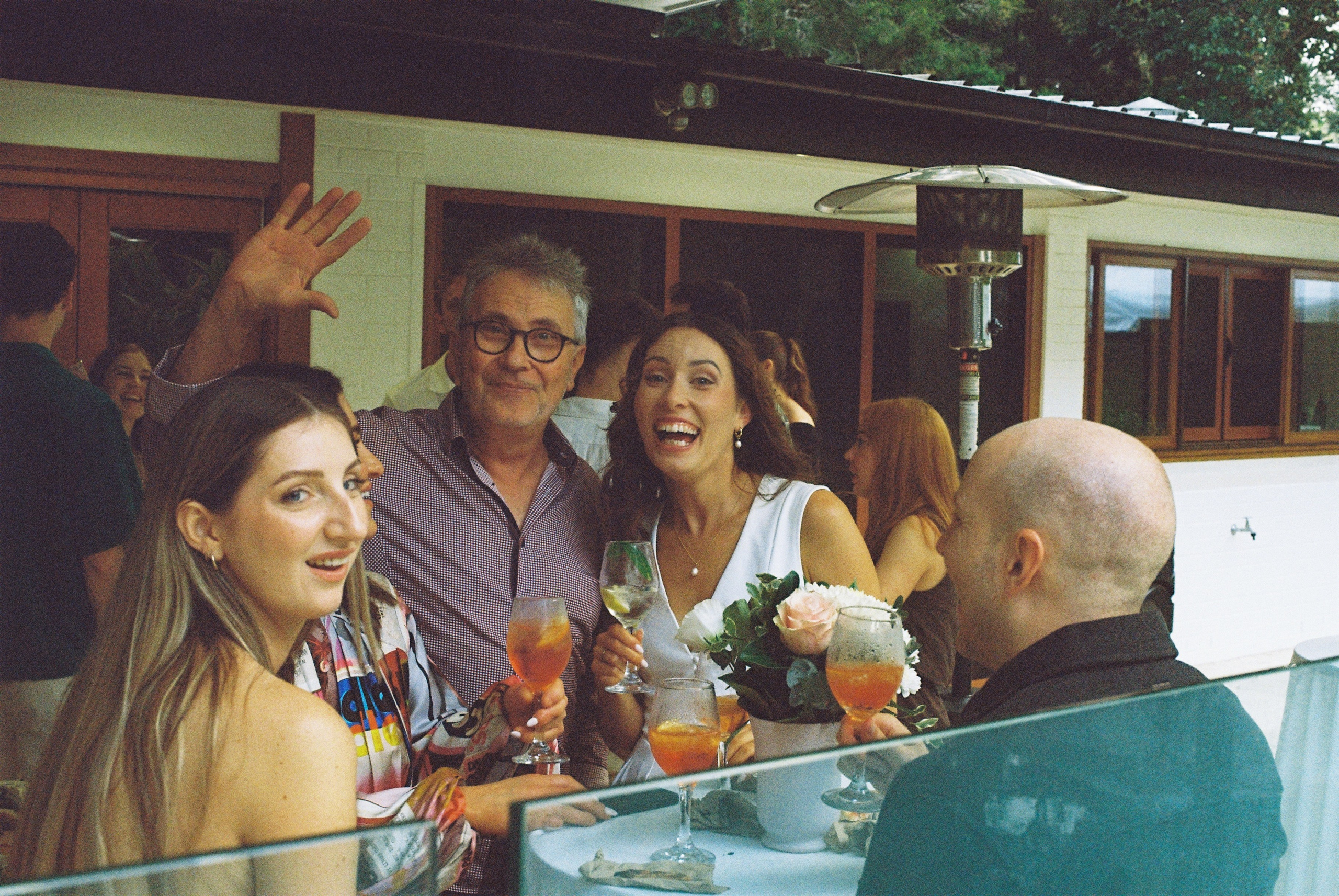 Engagement Party. Film portrait photographer