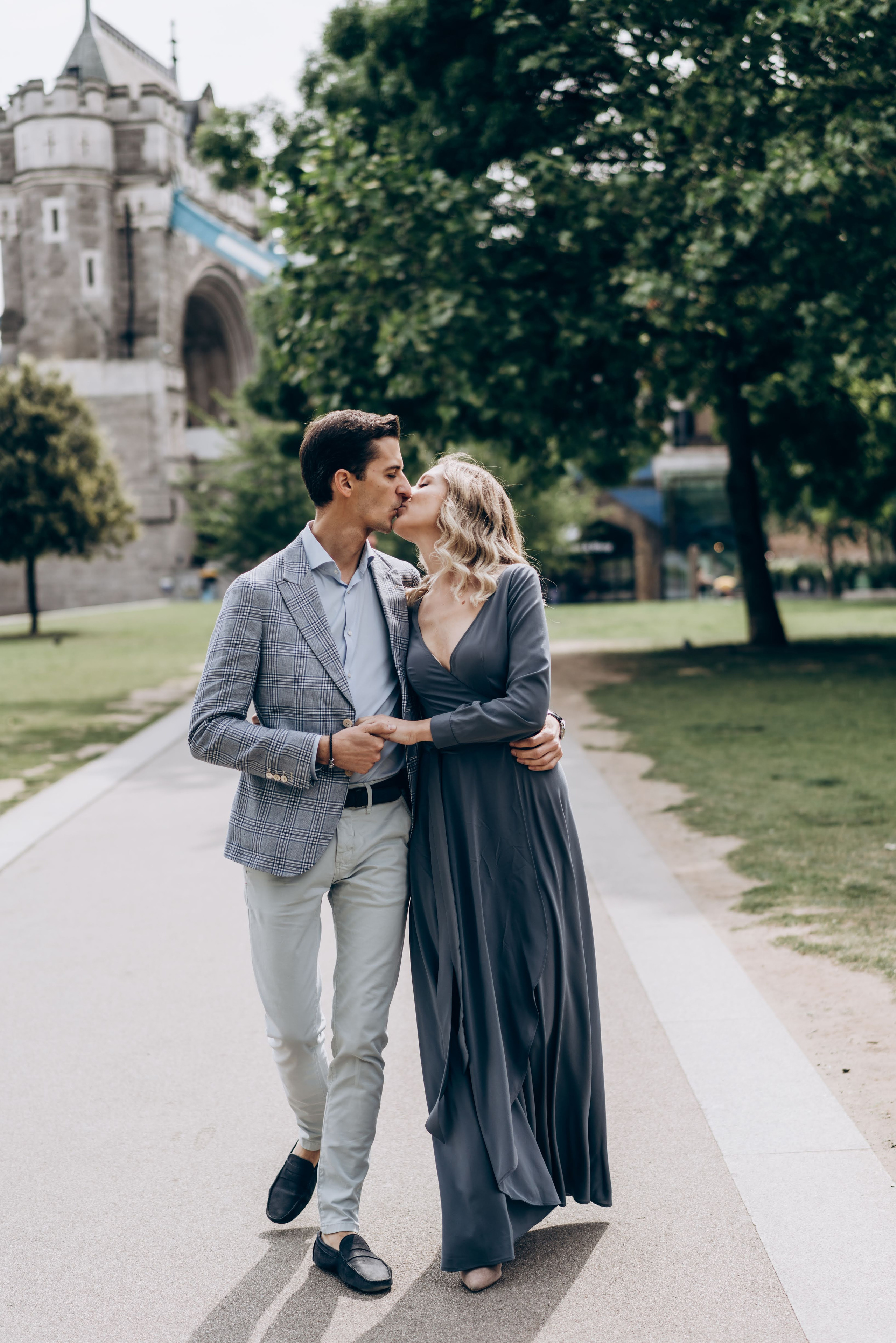 Engagement session by Tower Bridge. London portrait and family photographer