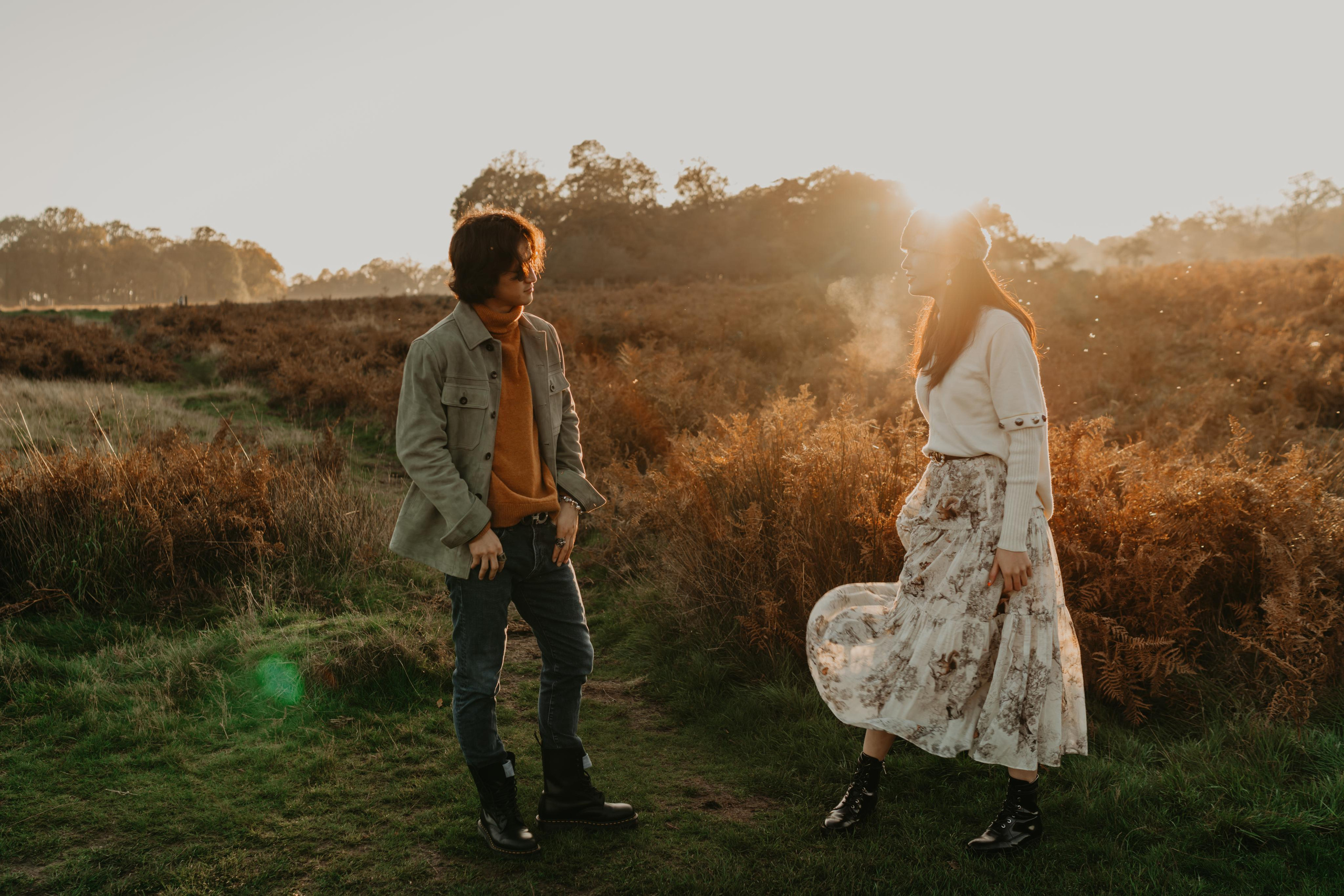 Engagement session in Richmond Park. London portrait and family photographer