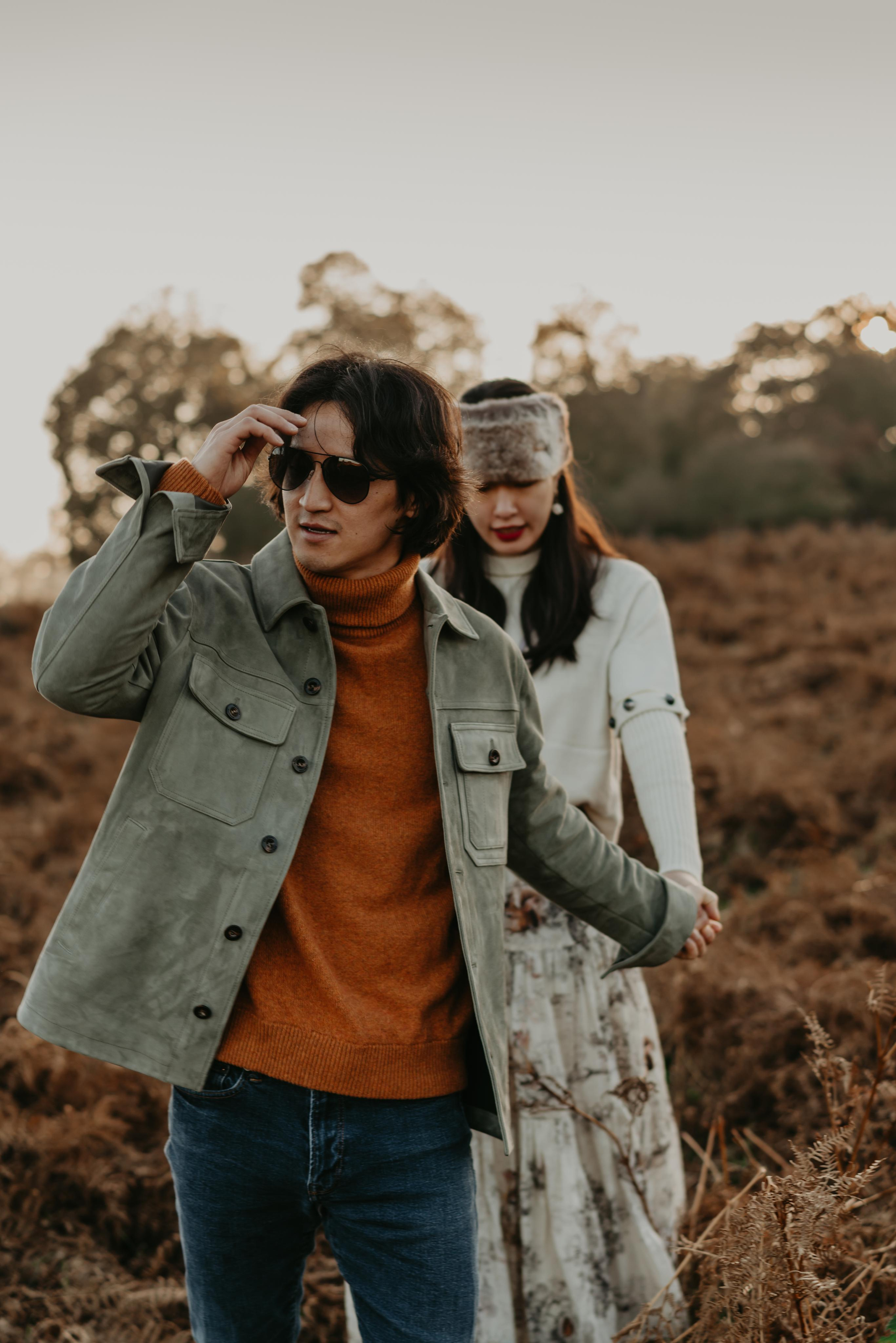 Engagement session in Richmond Park. London portrait and family photographer