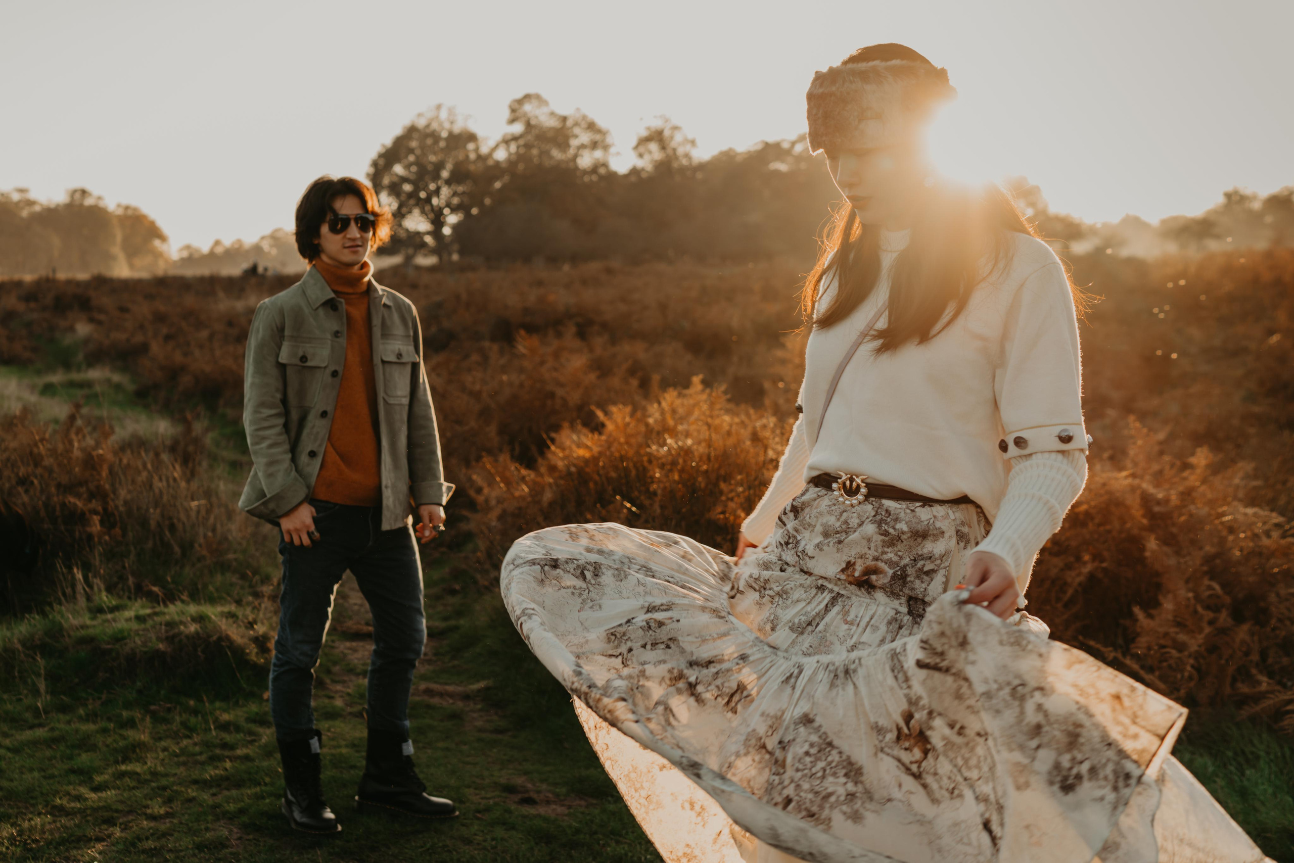 Engagement session in Richmond Park. London portrait and family photographer