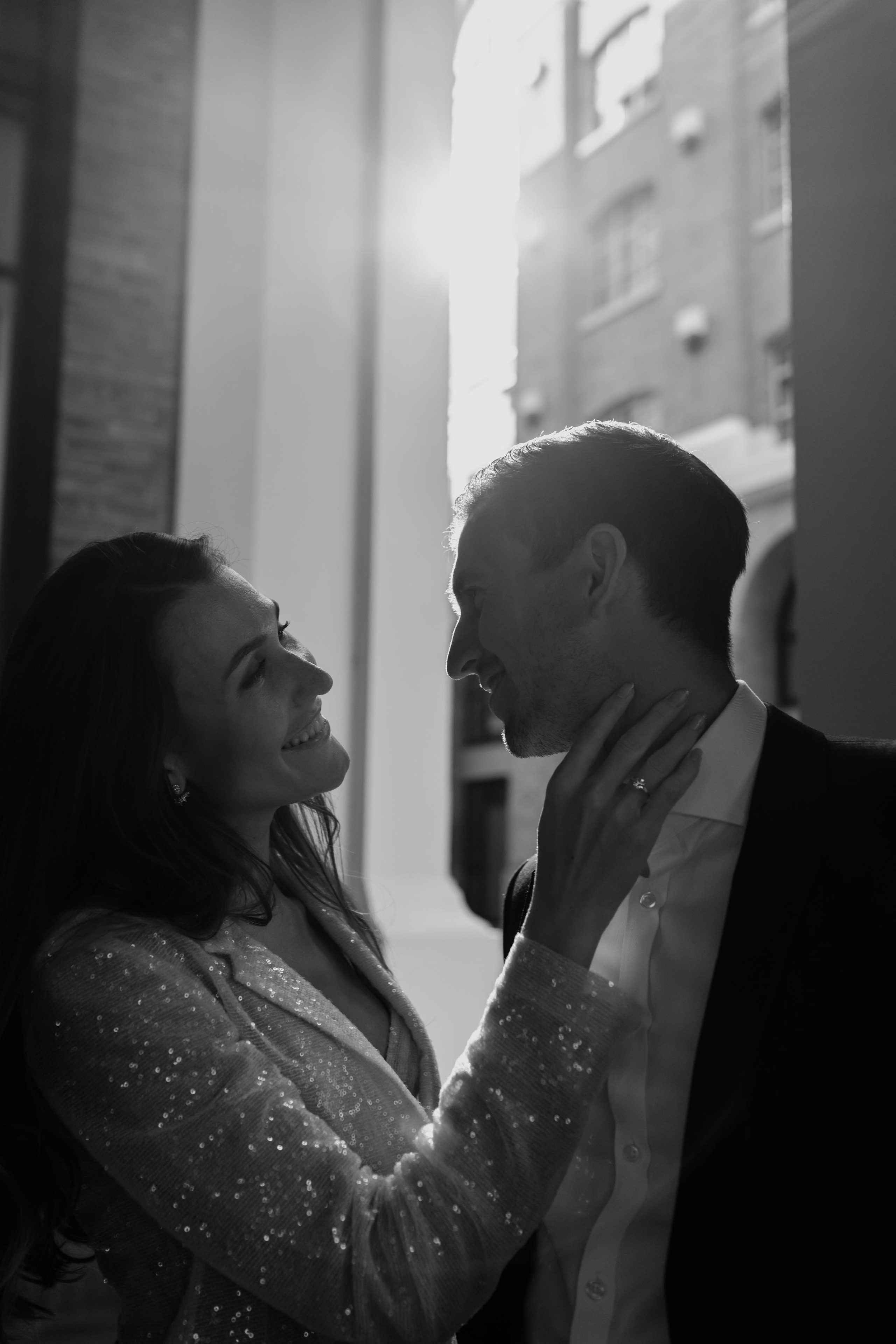 Pre wedding session by Tower Bridge. London portrait and family photographer