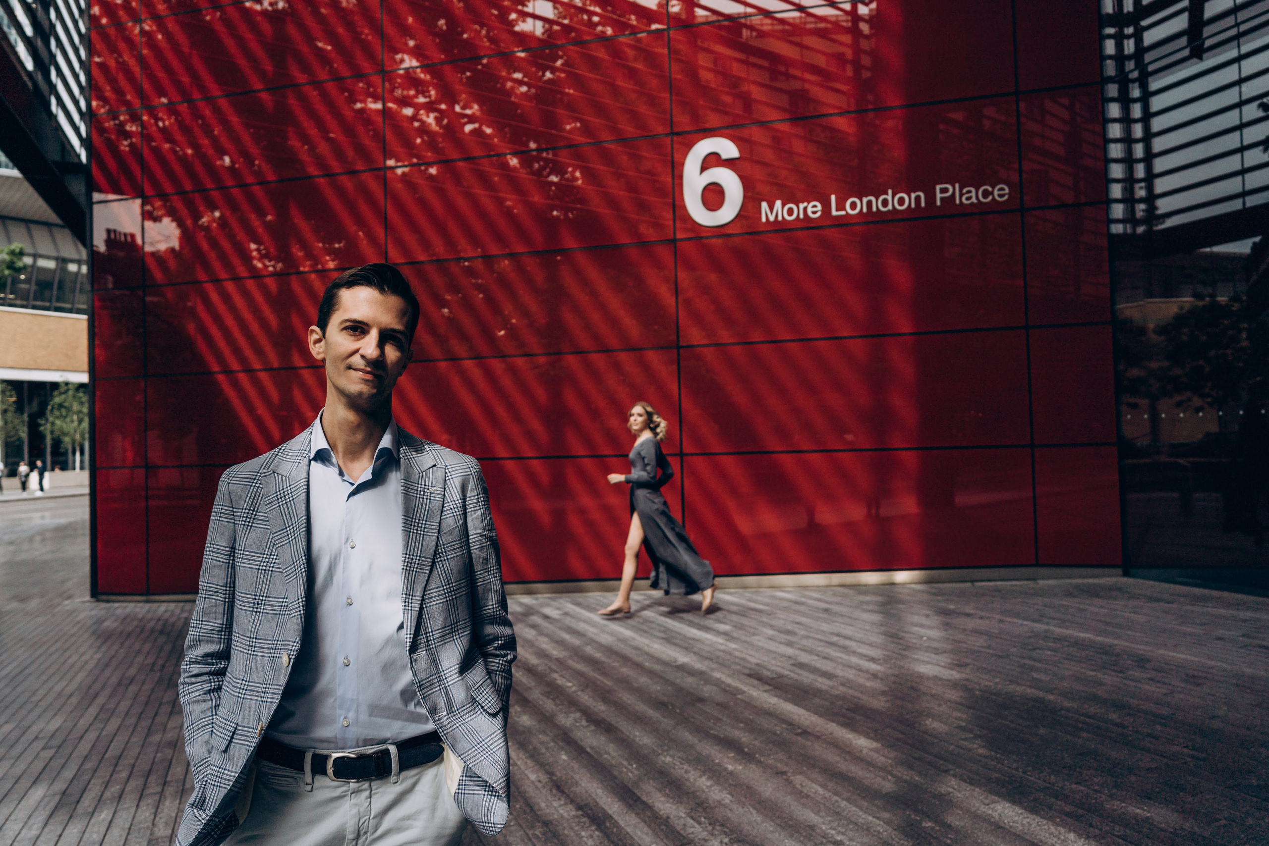 Engagement session by Tower Bridge. London portrait and family photographer