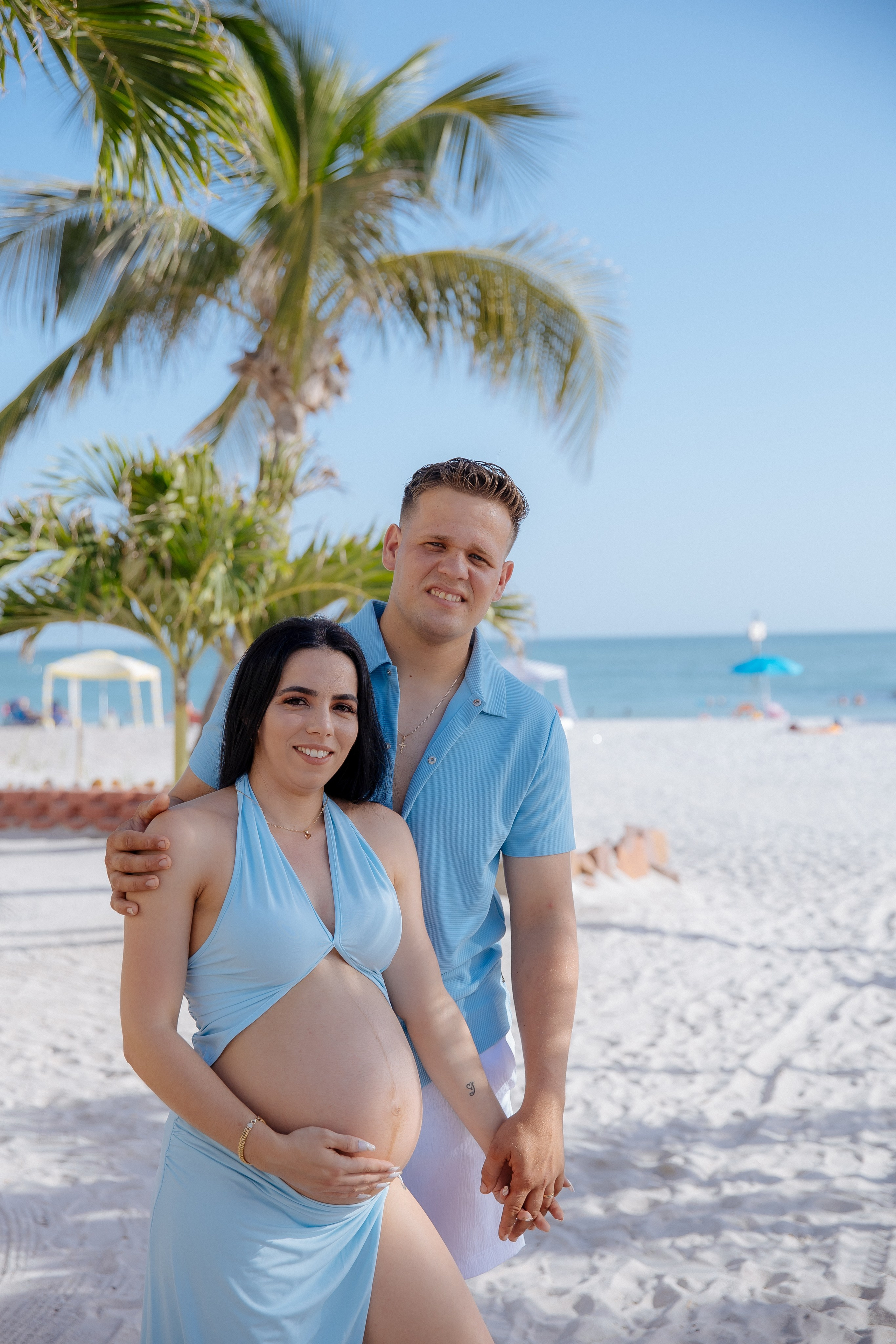 MATERNITY photo shoot on the beach sunset photo shoot session