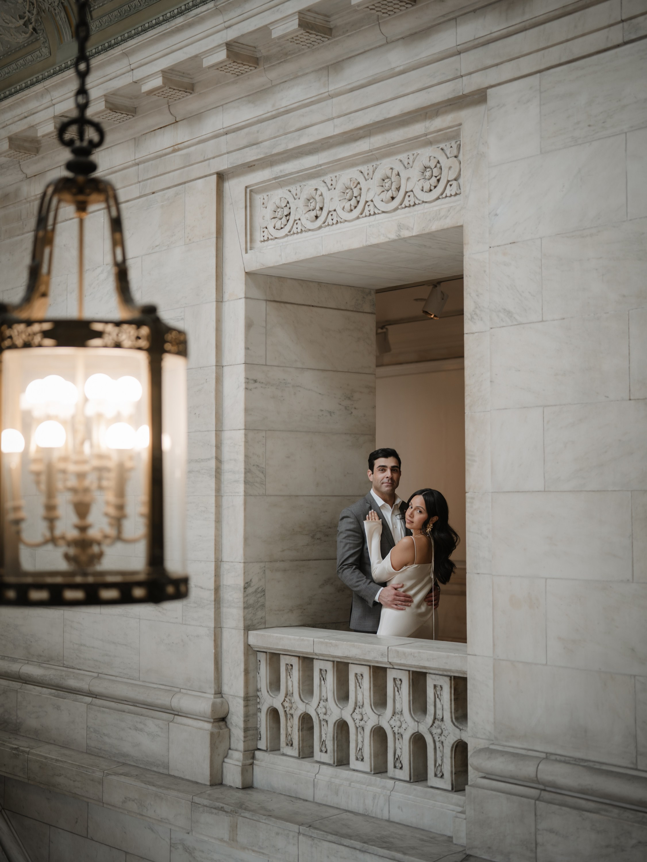 Engagement photo shoot in New York. Portrait and wedding photographer in New York