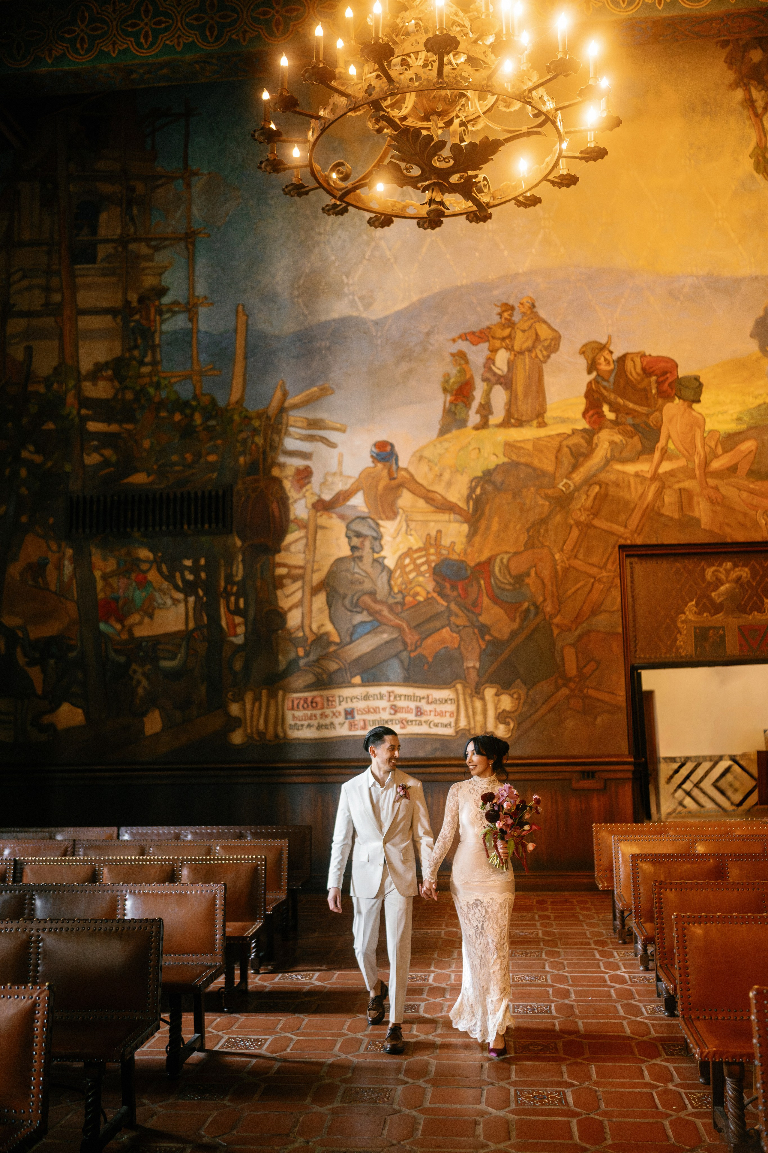 Intimate Wedding in Santa Barbara. Wedding Photography & Videography Team in California, Los Angeles, San Francisco, San Diego and Travel