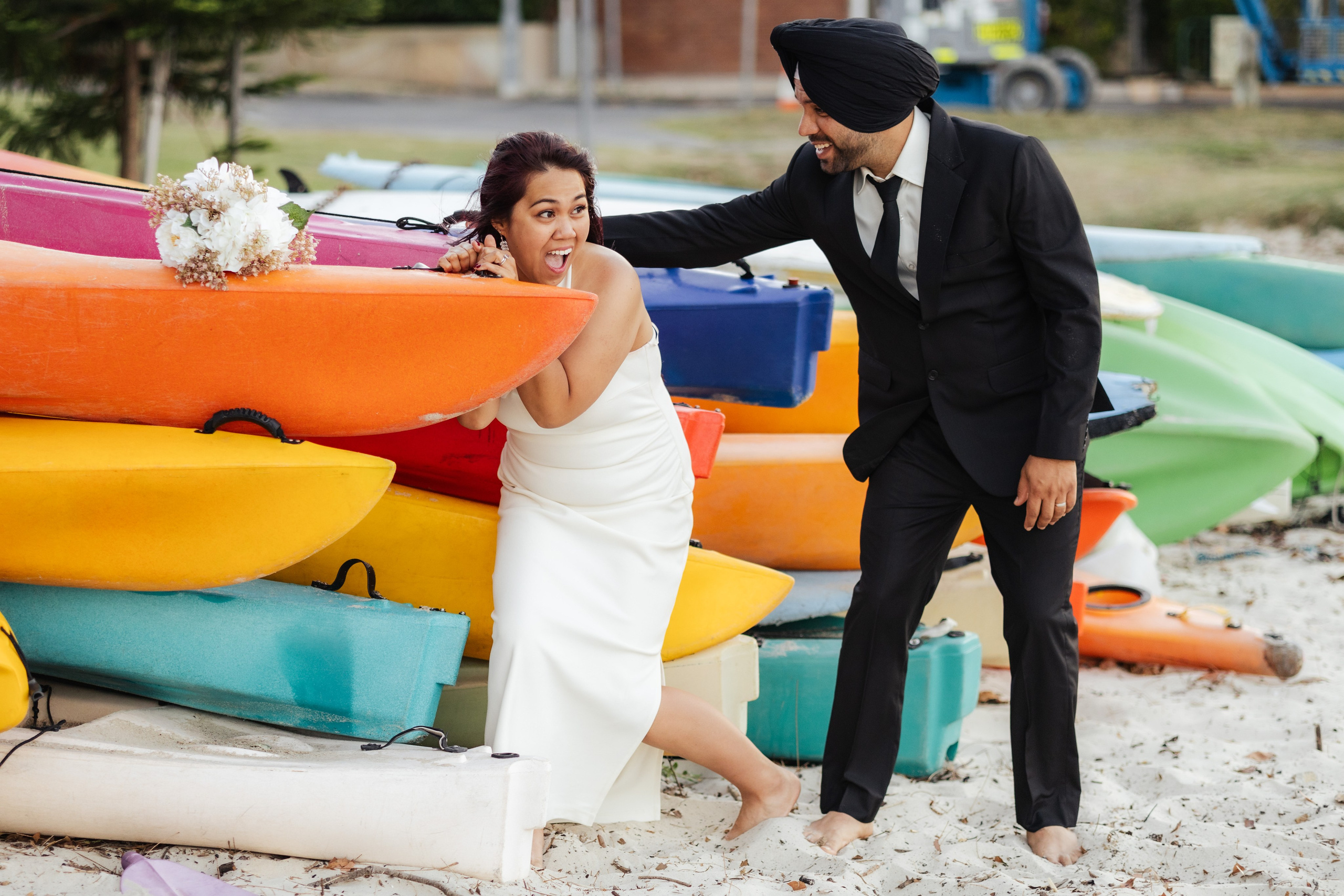 Sunshine and Harminder’s wedding photo session. True Story Photography