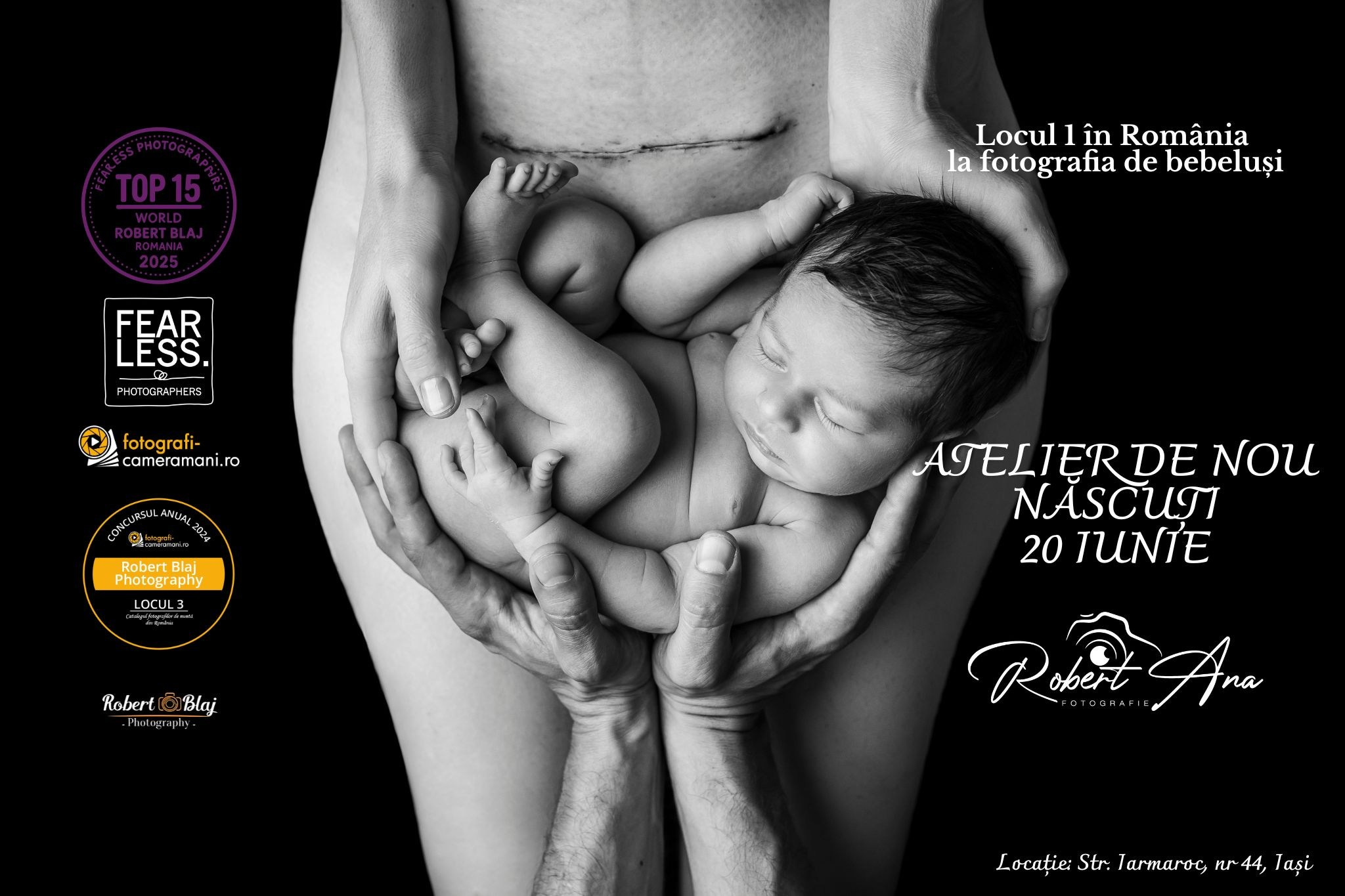 Studio Robert Ana Fotografie. Robert Blaj - Fotograf Nuntă Iași