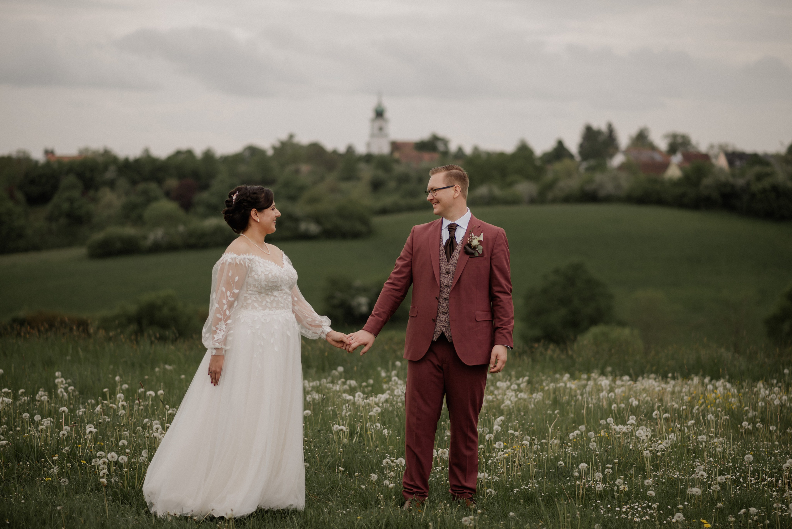 REGENHOCHZEIT IN HERRIEDEN. Фотограф в Нюрнберге Ирина Менерт из Ансбаха