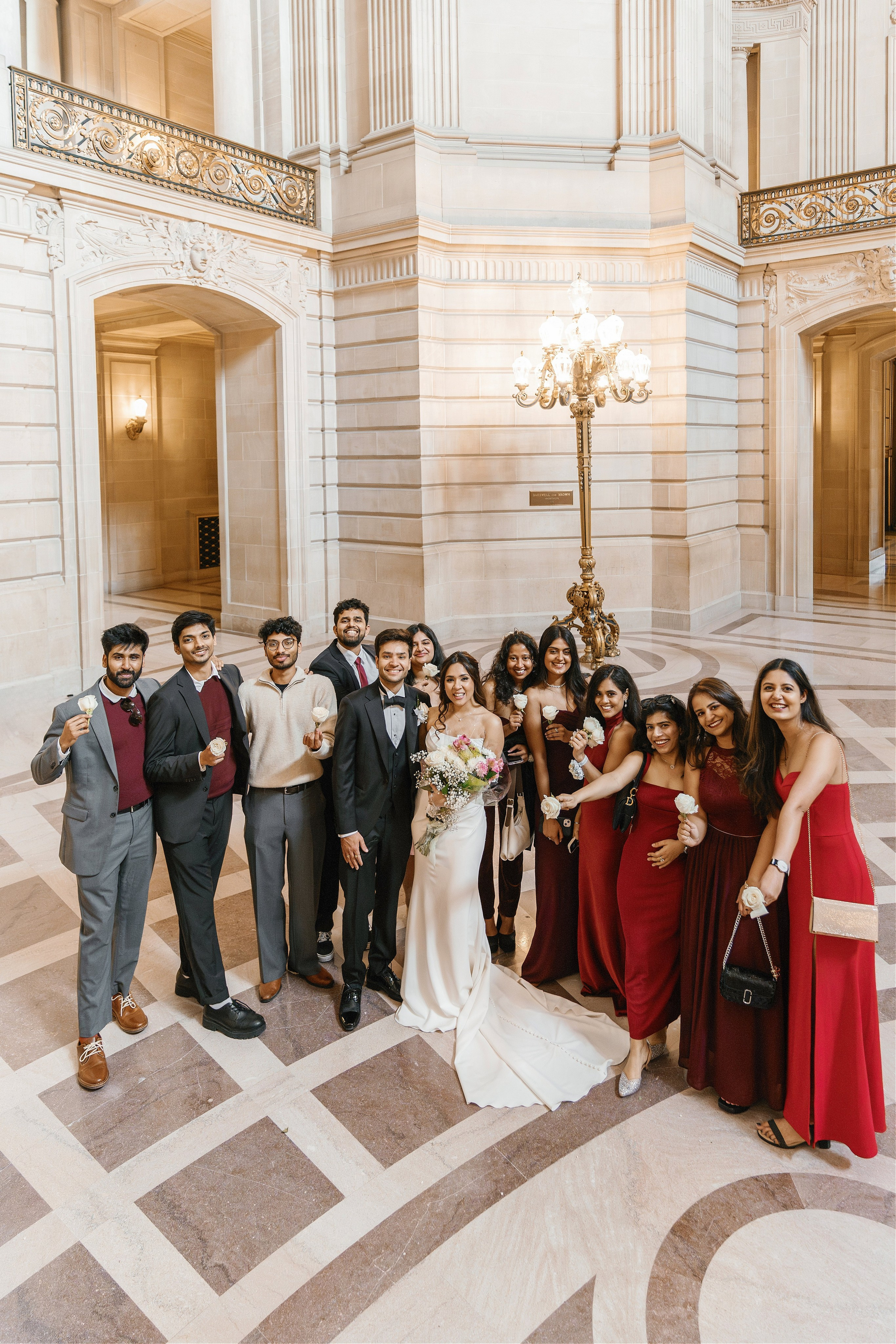 San Francisco City Hall Wedding. Wedding Photography & Videography Team in California, Los Angeles, San Francisco, San Diego and Travel