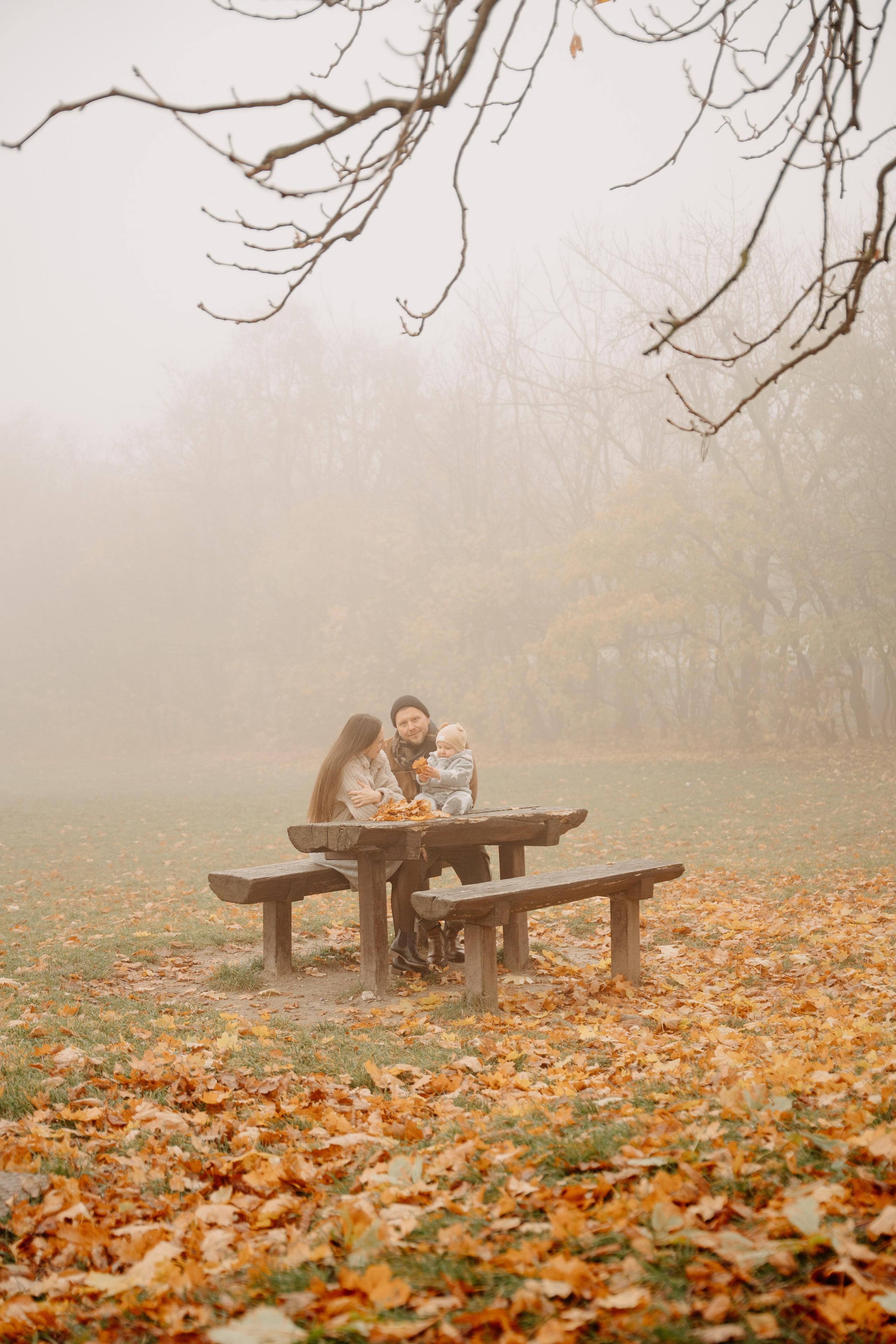 Bendegúz a ködös Normafán. Csilla visuals